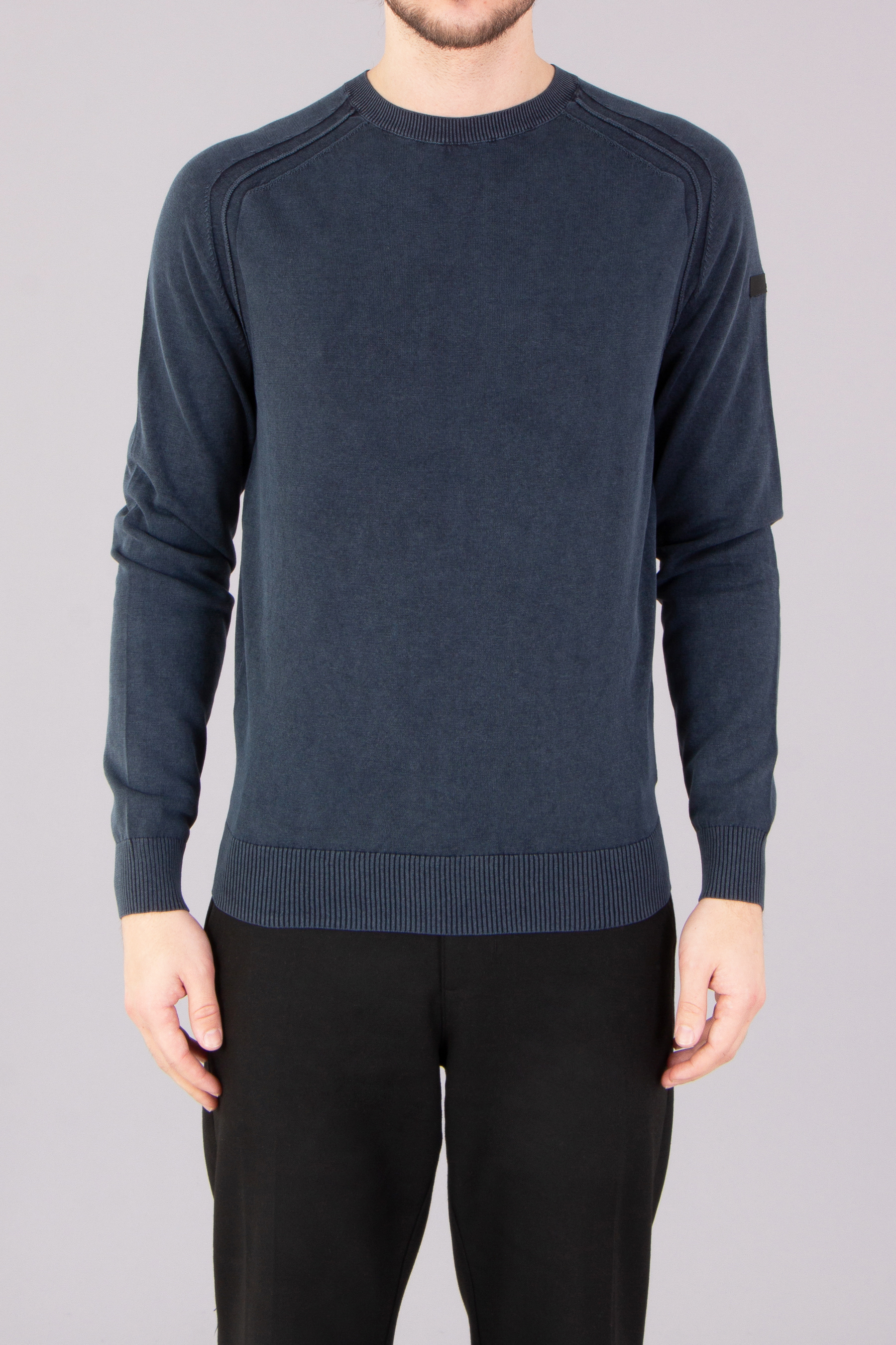 RRD Techno Wash Round 14 Cotton Knit Sweater RRD Techno Wash Round 14 Cotton Knit Sweater