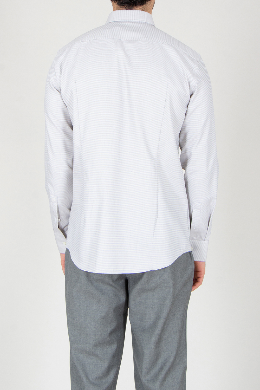 BOSS Slim Fit Micro Pattern Cotton Shirt H-Hank