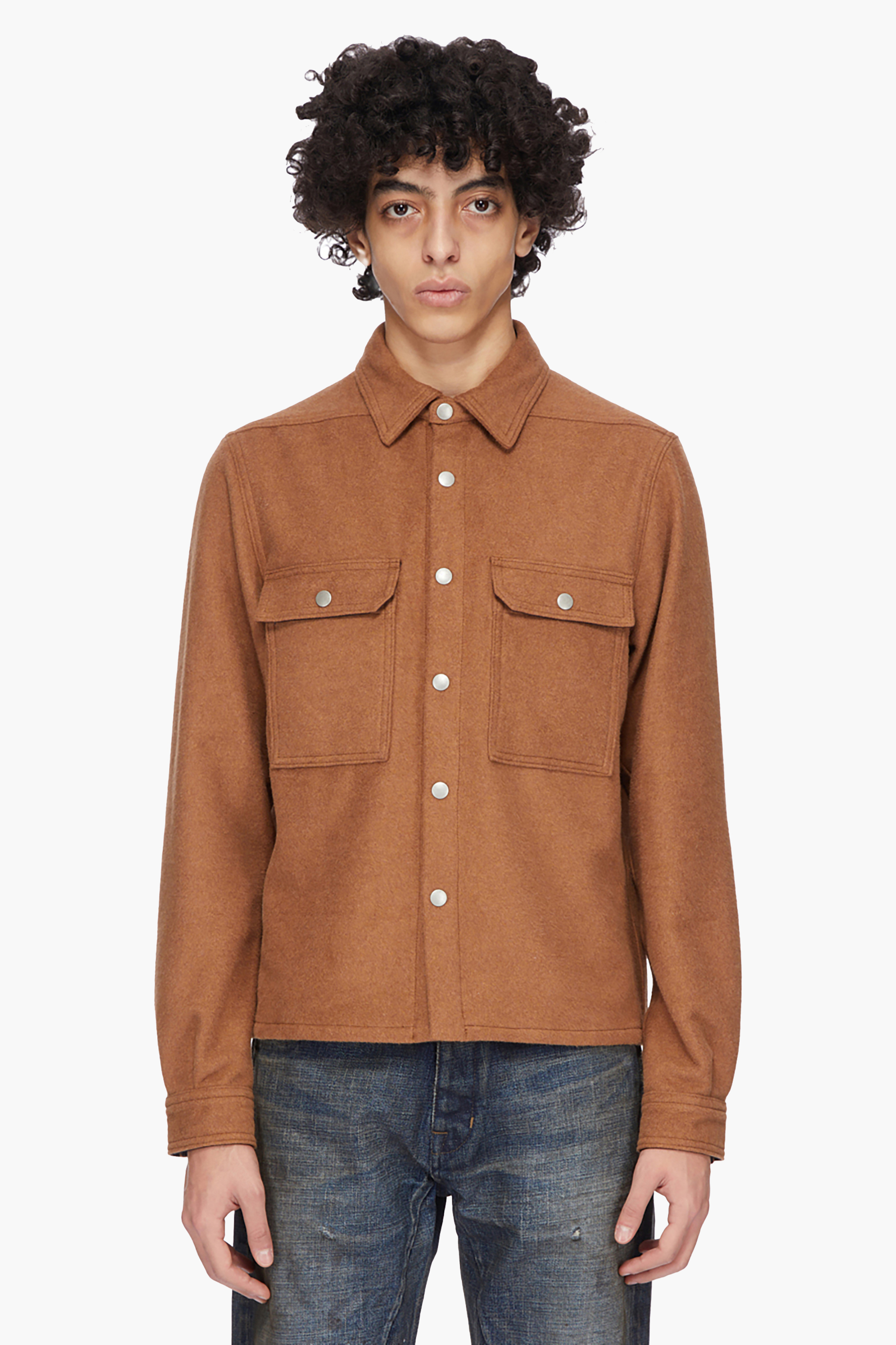 Hemd, Langarm, Mantel, Jeans, Hosen