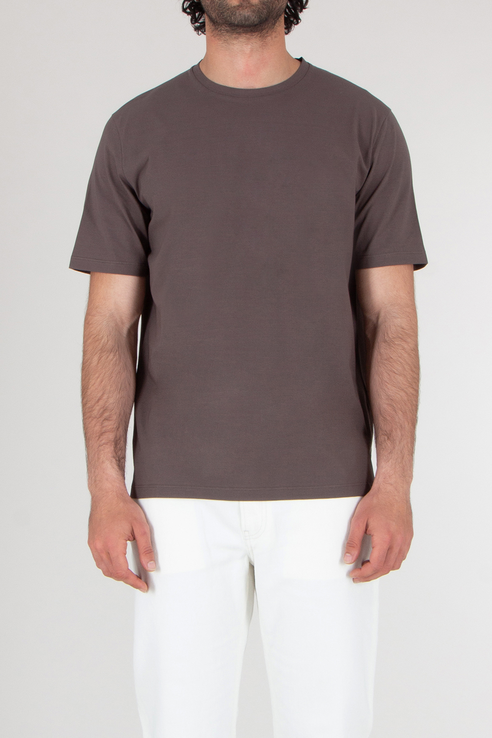 HERNO Super Fine Cotton Stretch T-Shirt 