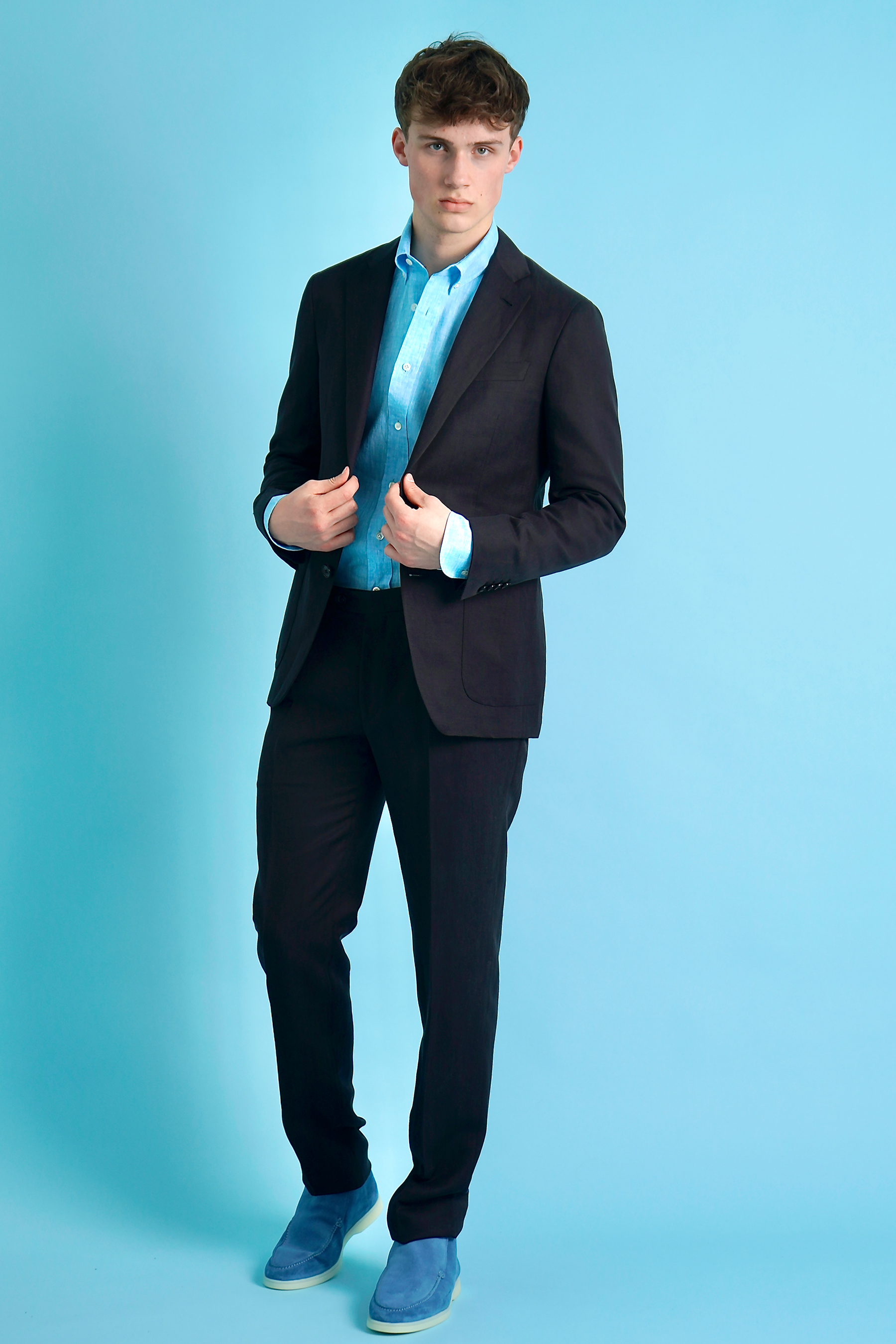 CANALI Modern Fit Linen Silk Jacket Kei