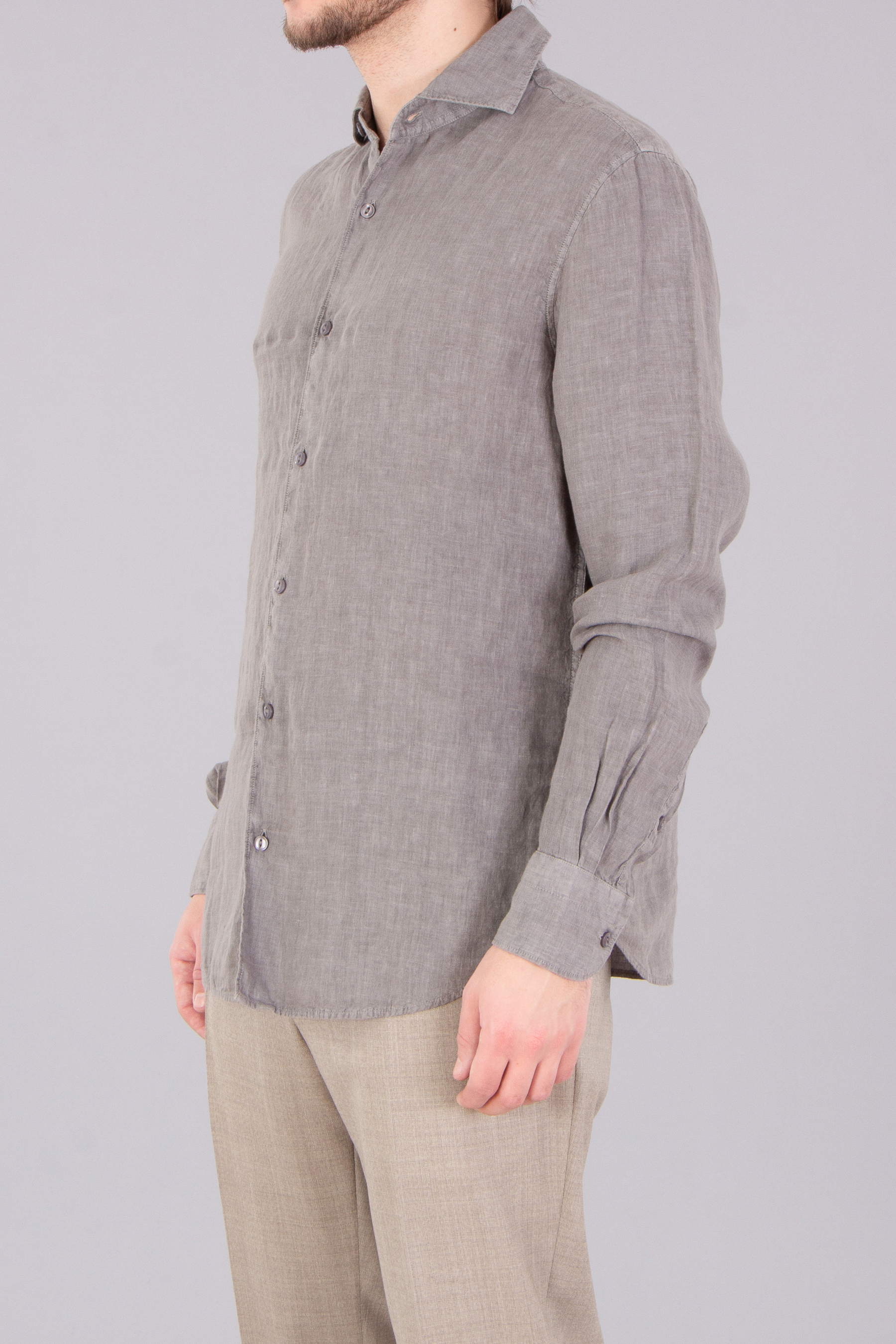 TRUSTED HANDWORK Regular Fit Linen Shirt TRUSTED HANDWORK Regular Fit Linen Shirt