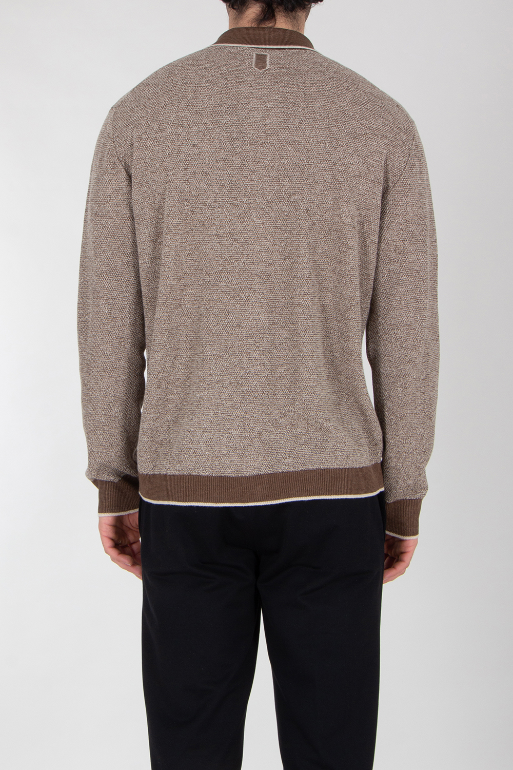 CANALI Linen-Silk-Blend Knit Cardigan