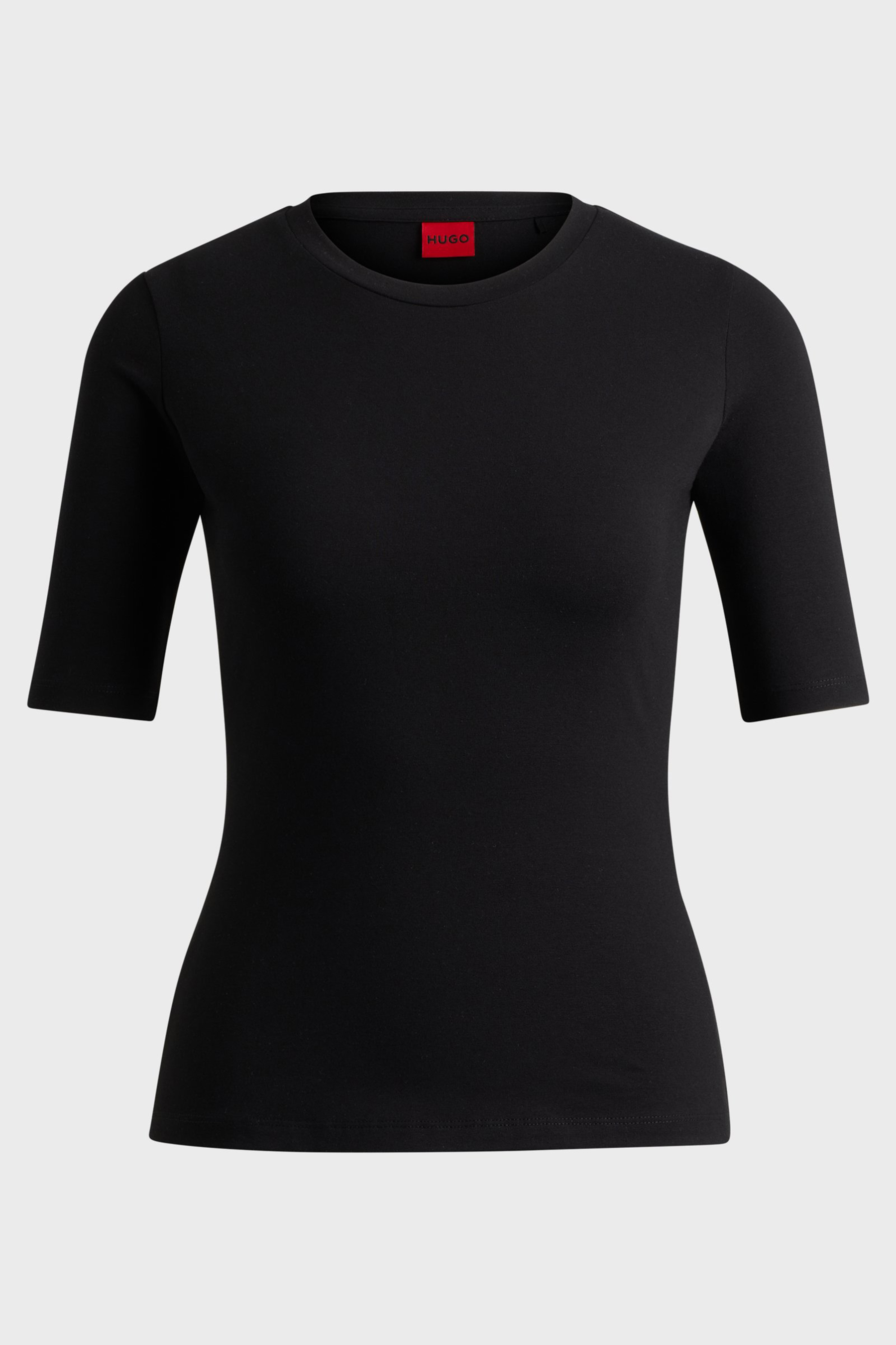 HUGO Slim Fit Cotton-Modal Stretch T-Shirt Darnelia HUGO Slim Fit Cotton-Modal Stretch T-Shirt Darnelia