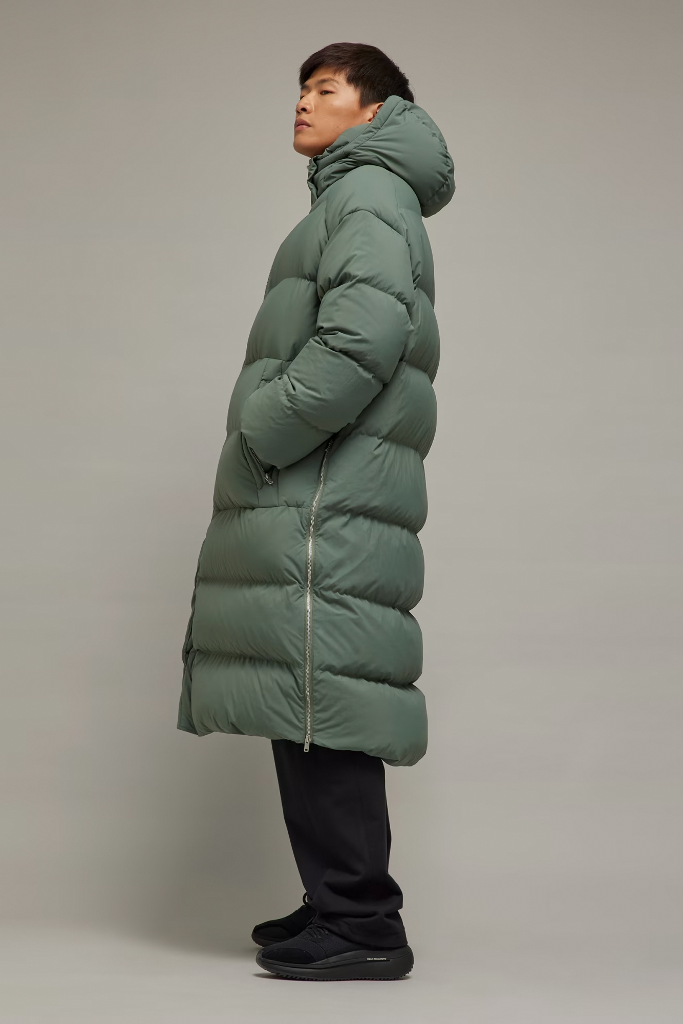 Y-3 Quilted Recycled Nylon Down Puff Parka Y-3 Quilted Recycled Nylon Down Puff Parka