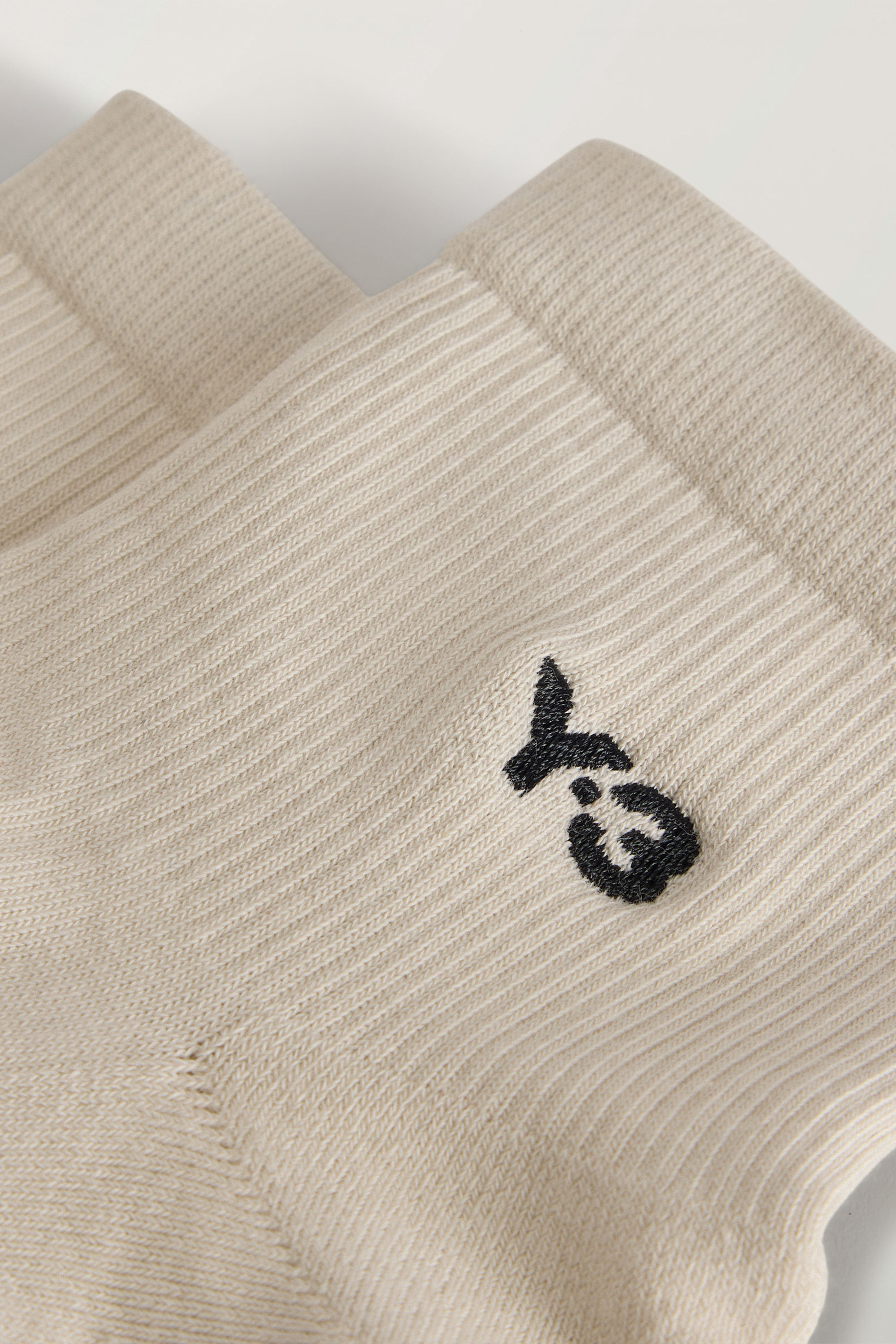 Y-3 Embroidered Cotton Stretch Blend Classic Low Socks