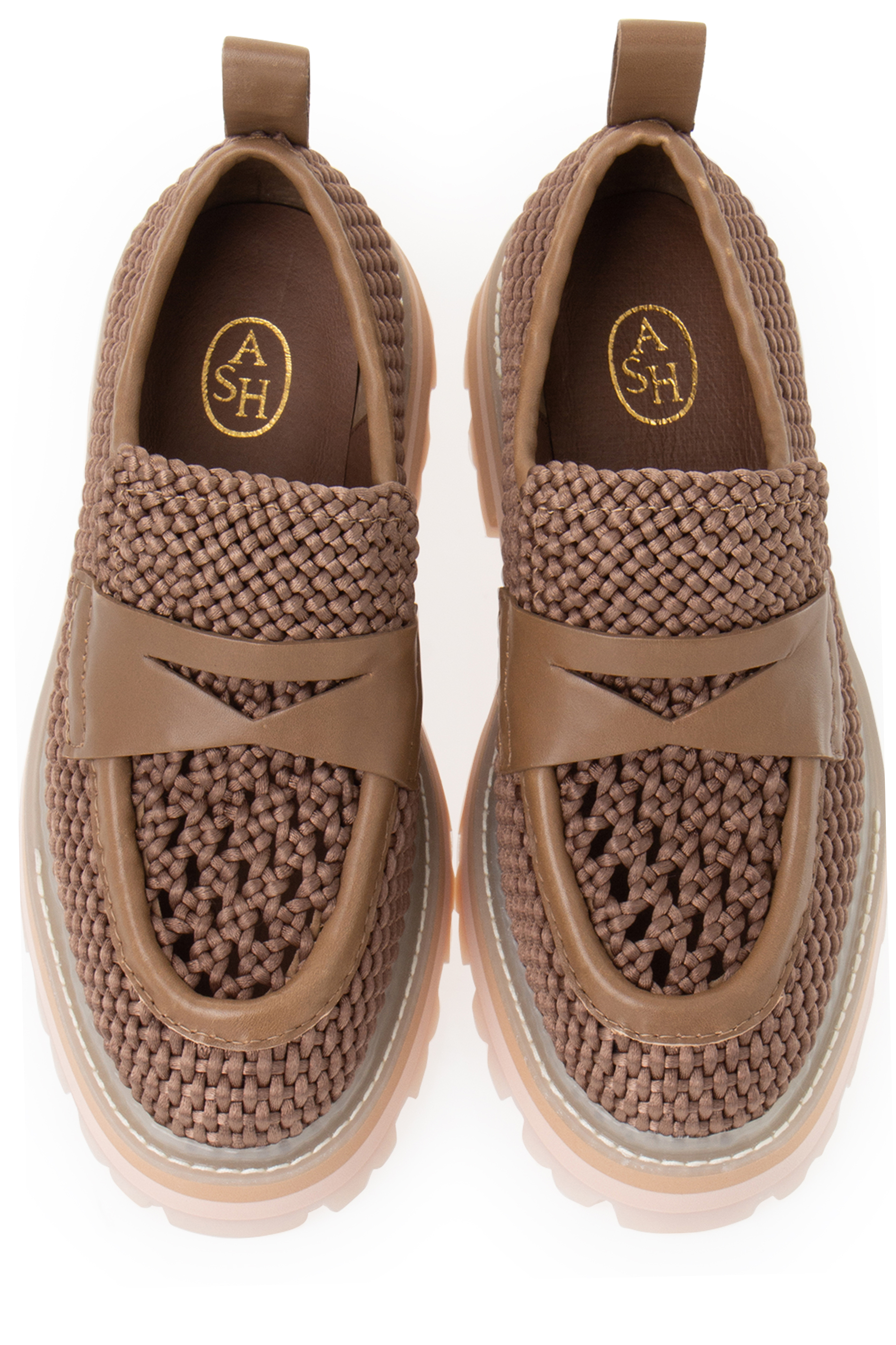 ASH Genial Intreccio Satin Slippers ASH Genial Intreccio Satin Slippers
