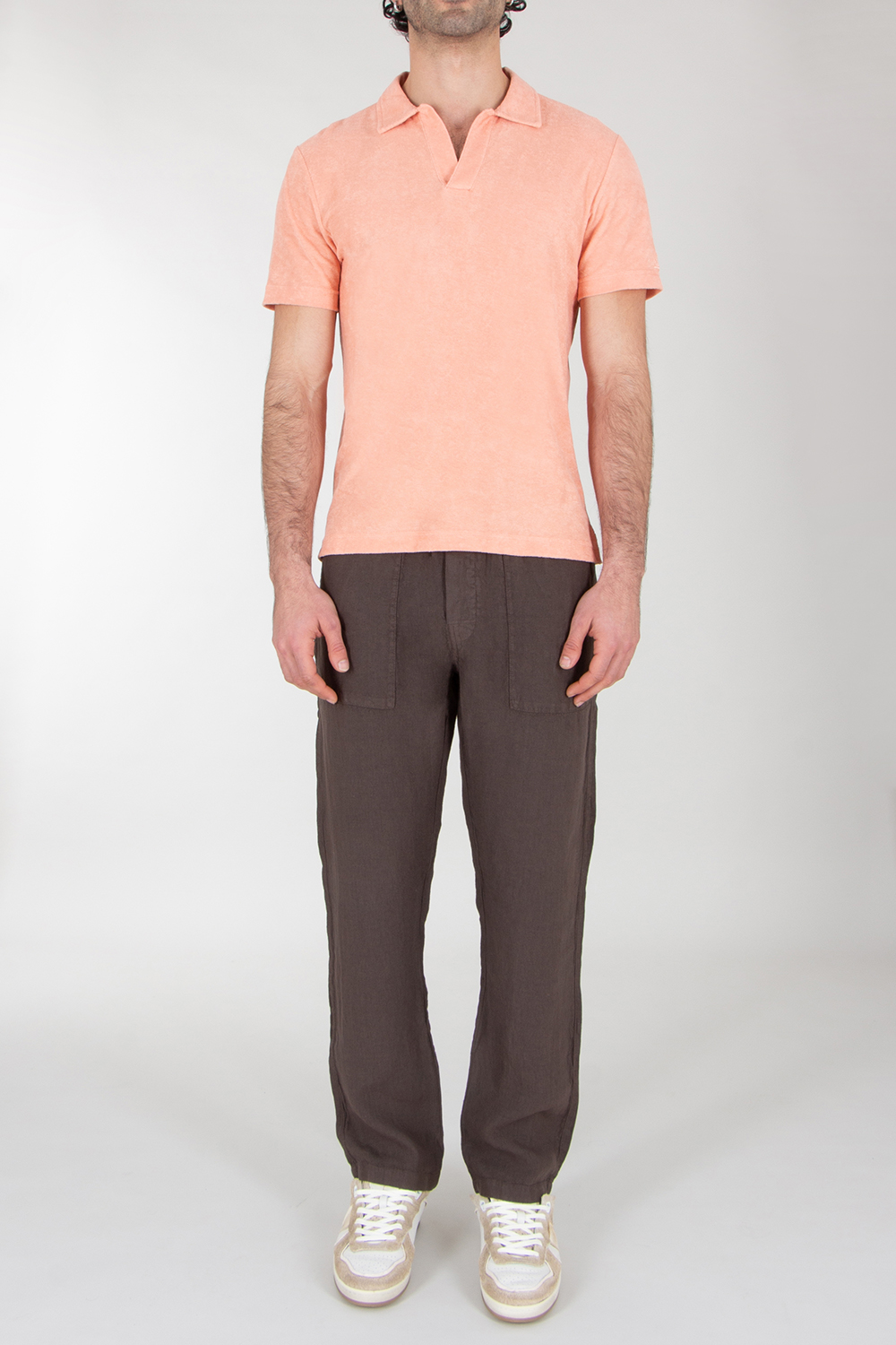 MC 2 SAINT BARTH Comfort Fit Linen Pants Calais