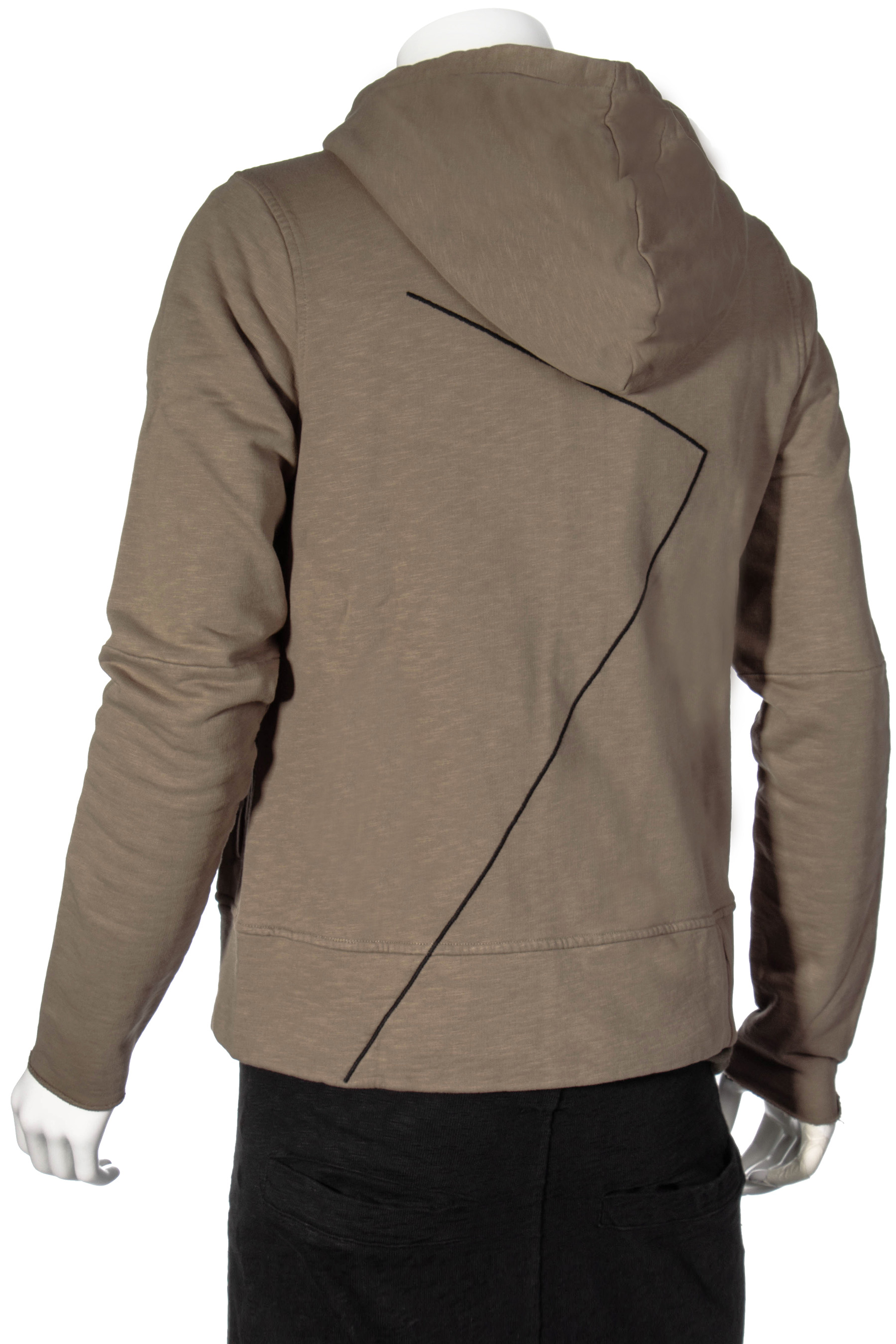 Asymmetrical zip hoodie deals