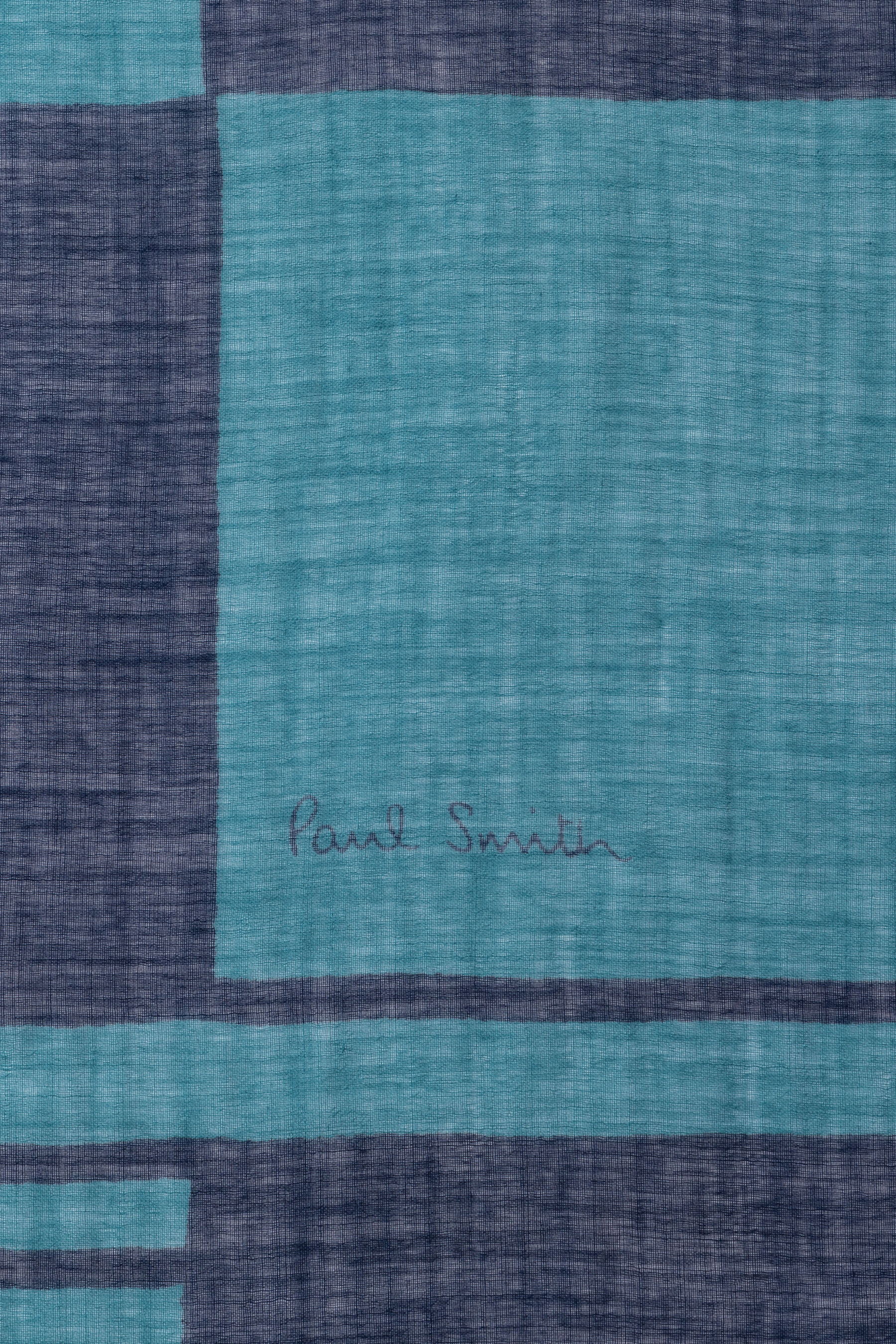 PAUL SMITH Patterned Lightweight Wool Scarf PAUL SMITH Patterned Lightweight Wool Scarf