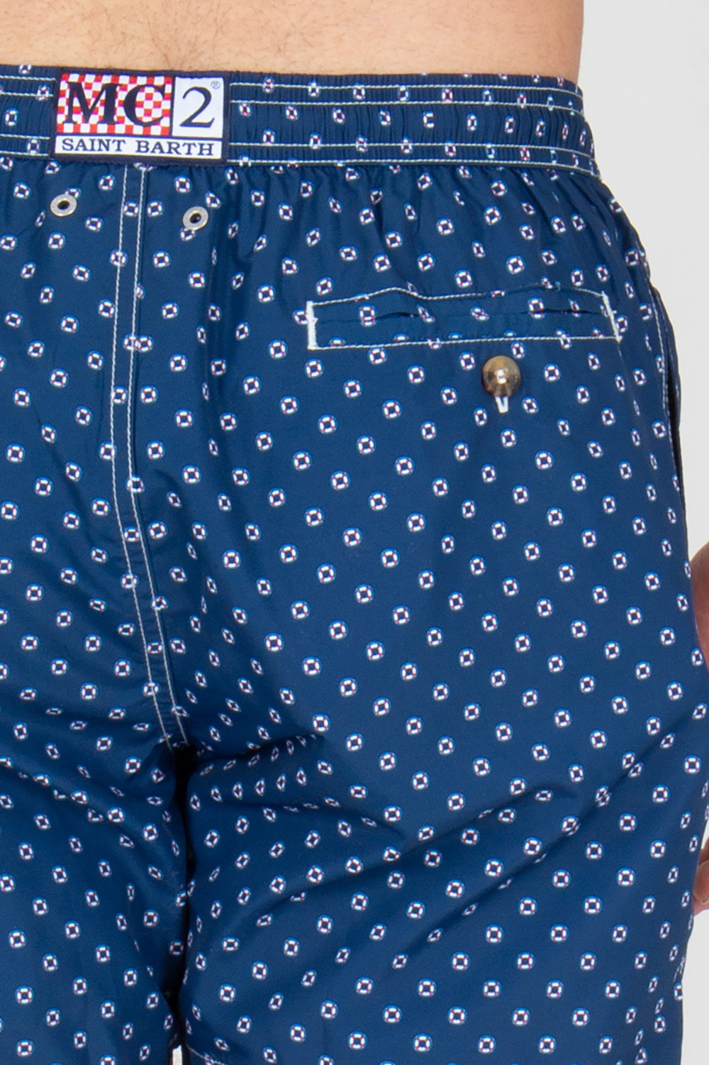 MC 2 SAINT BARTH Classic Fit recycled Polyester Swim Shorts