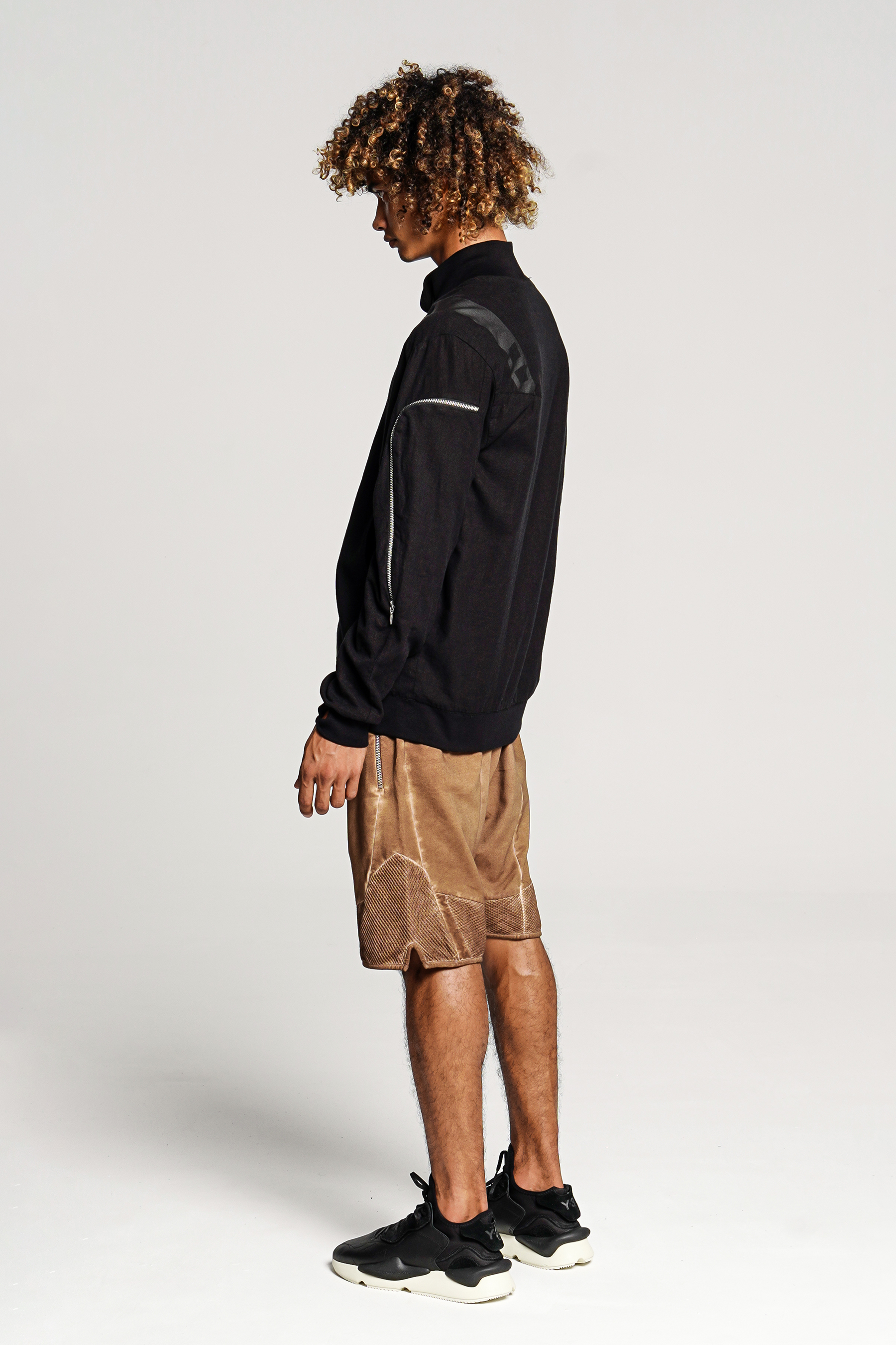 RE:VOLVER ATELIER Cotton-Linen Blend Bomber Jacket