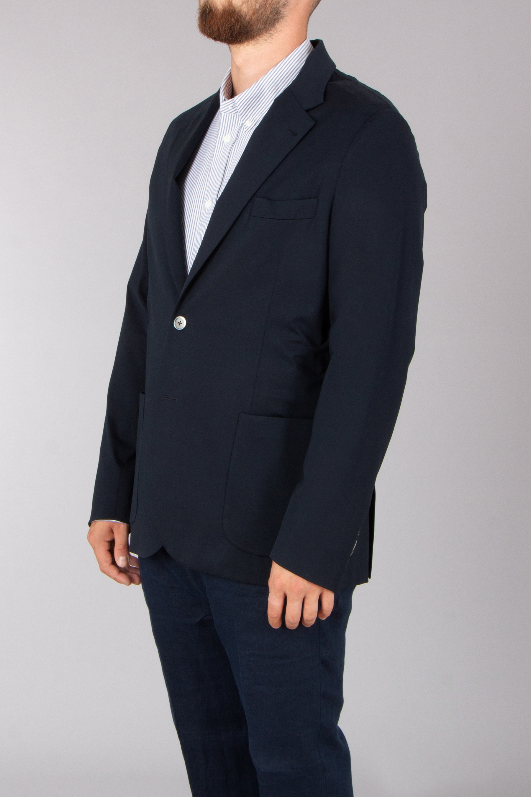 STEFAN BRANDT Regular Fit Urpima Sea Island Cotton Stretch Jersey Jacket Adrian Blazer, Mantel, Jacke, Formelle Kleidung, Anzug