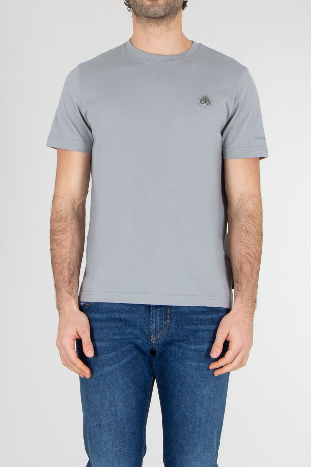 MOOSE KNUCKLES Regular Fit Pima Cotton Jersey T-Shirt Crescent