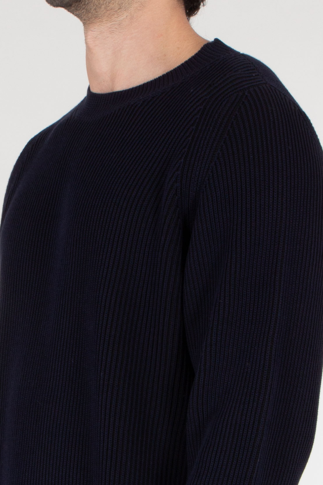 AIDA BARNI Regular Fit Fisherman Knit Sweater