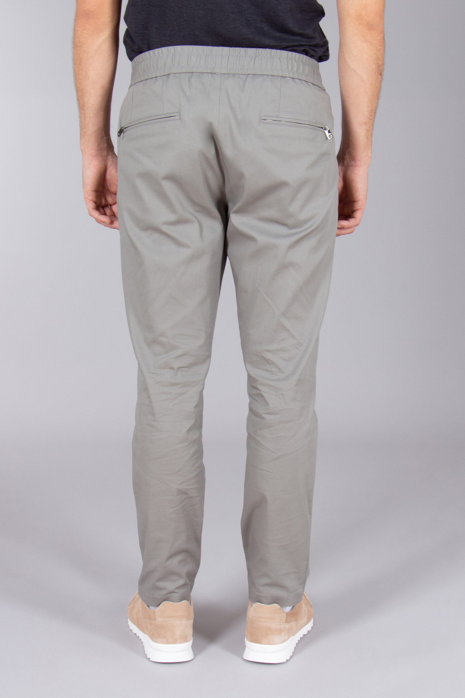 DOLCE & GABBANA Regular Fit Stretch Cotton Gabardine Jogging Pants DOLCE & GABBANA Regular Fit Stretch Cotton Gabardine Jogging Pants