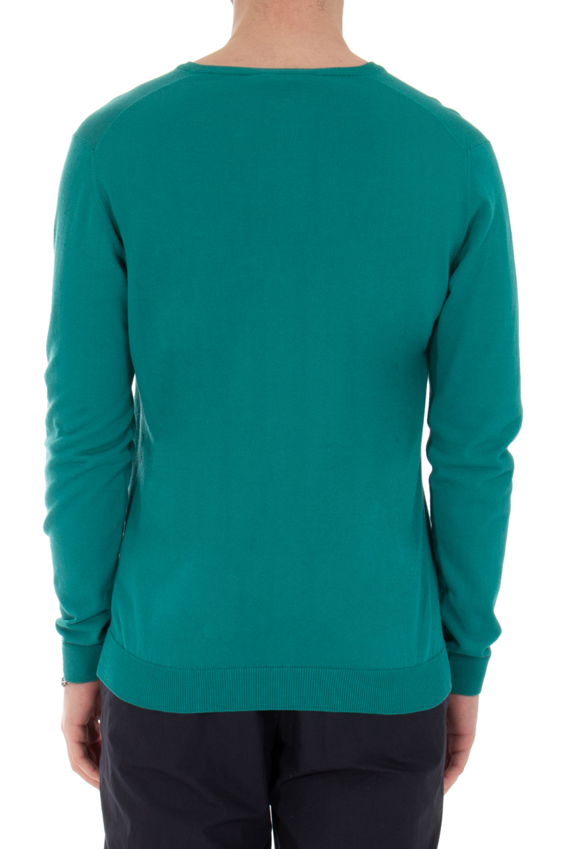 ROBERTO COLLINA V-Neck Fine Knit Cotton Sweater ROBERTO COLLINA V-Neck Fine Knit Cotton Sweater