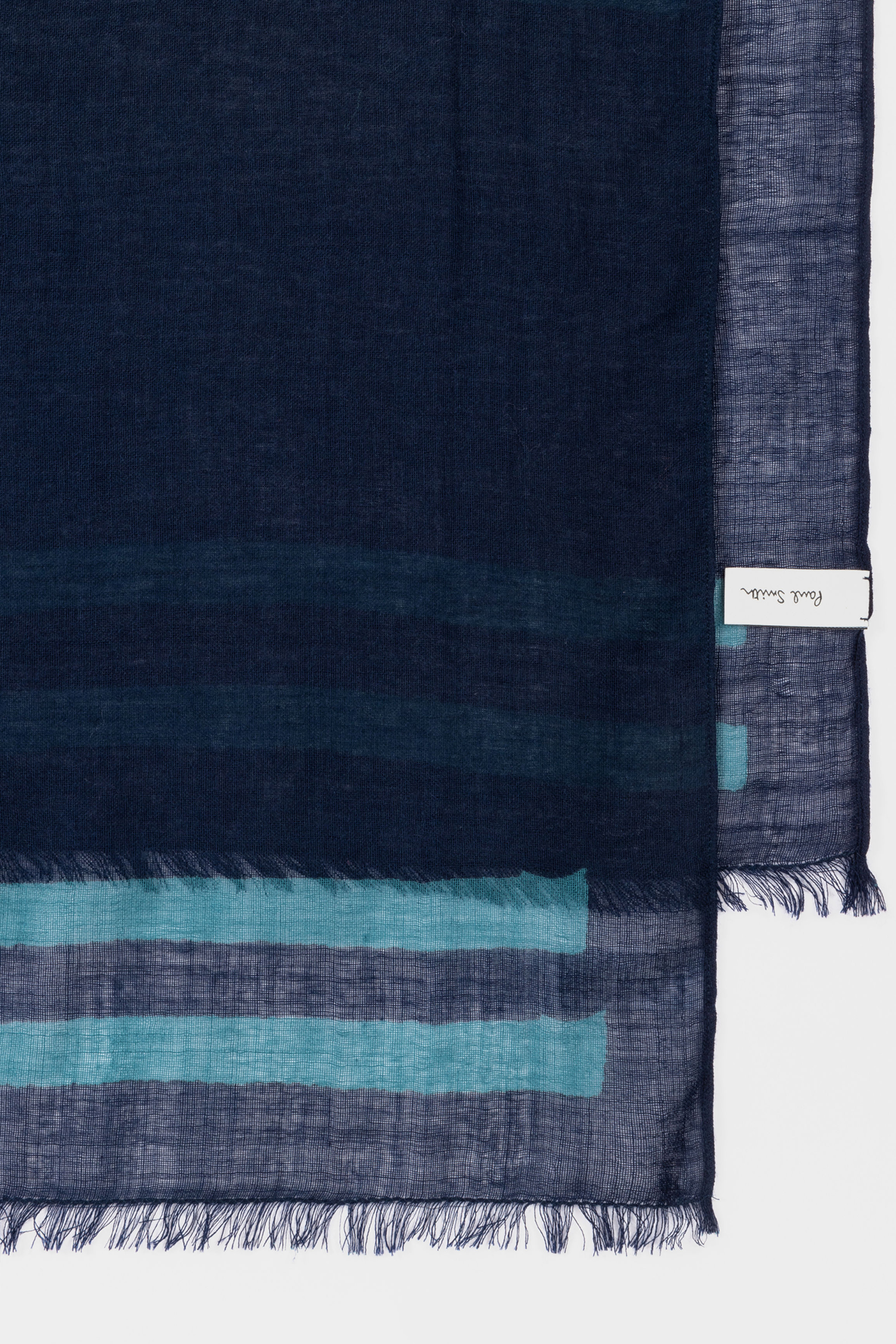 PAUL SMITH Patterned Lightweight Wool Scarf PAUL SMITH Patterned Lightweight Wool Scarf