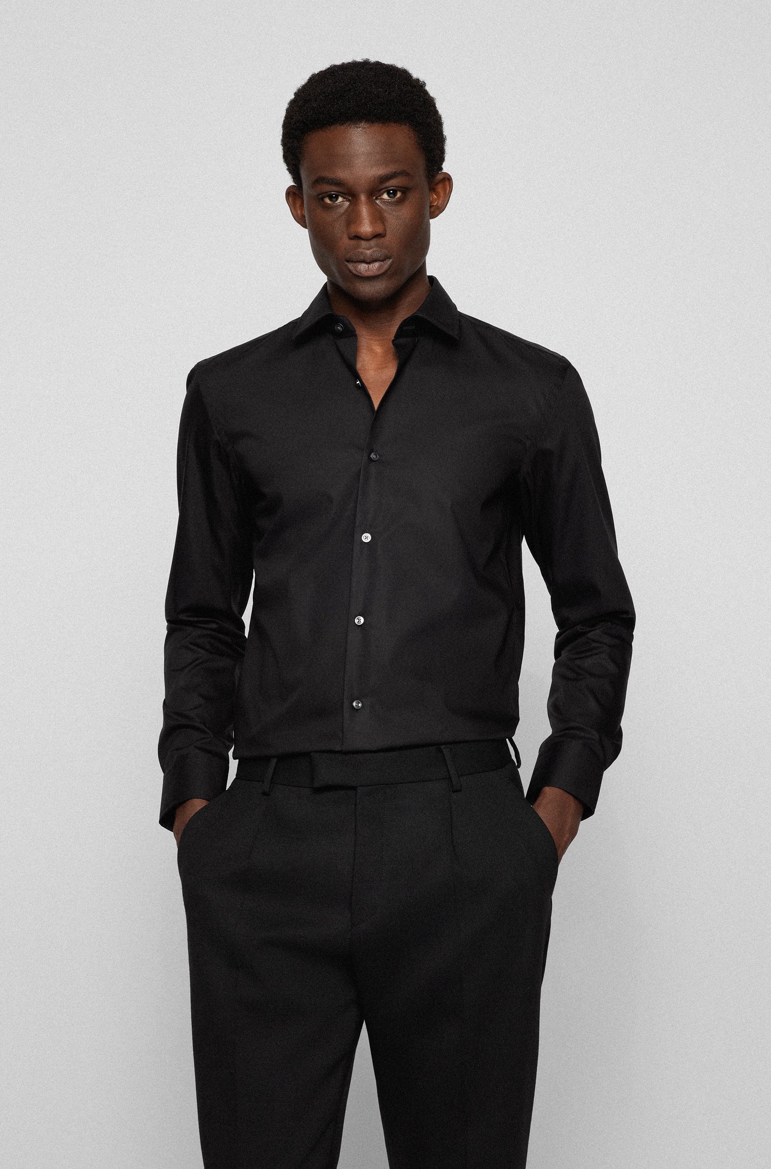 BOSS Slim Fit Cotton Business Shirt Jenno BOSS Slim Fit Cotton Business Shirt Jenno