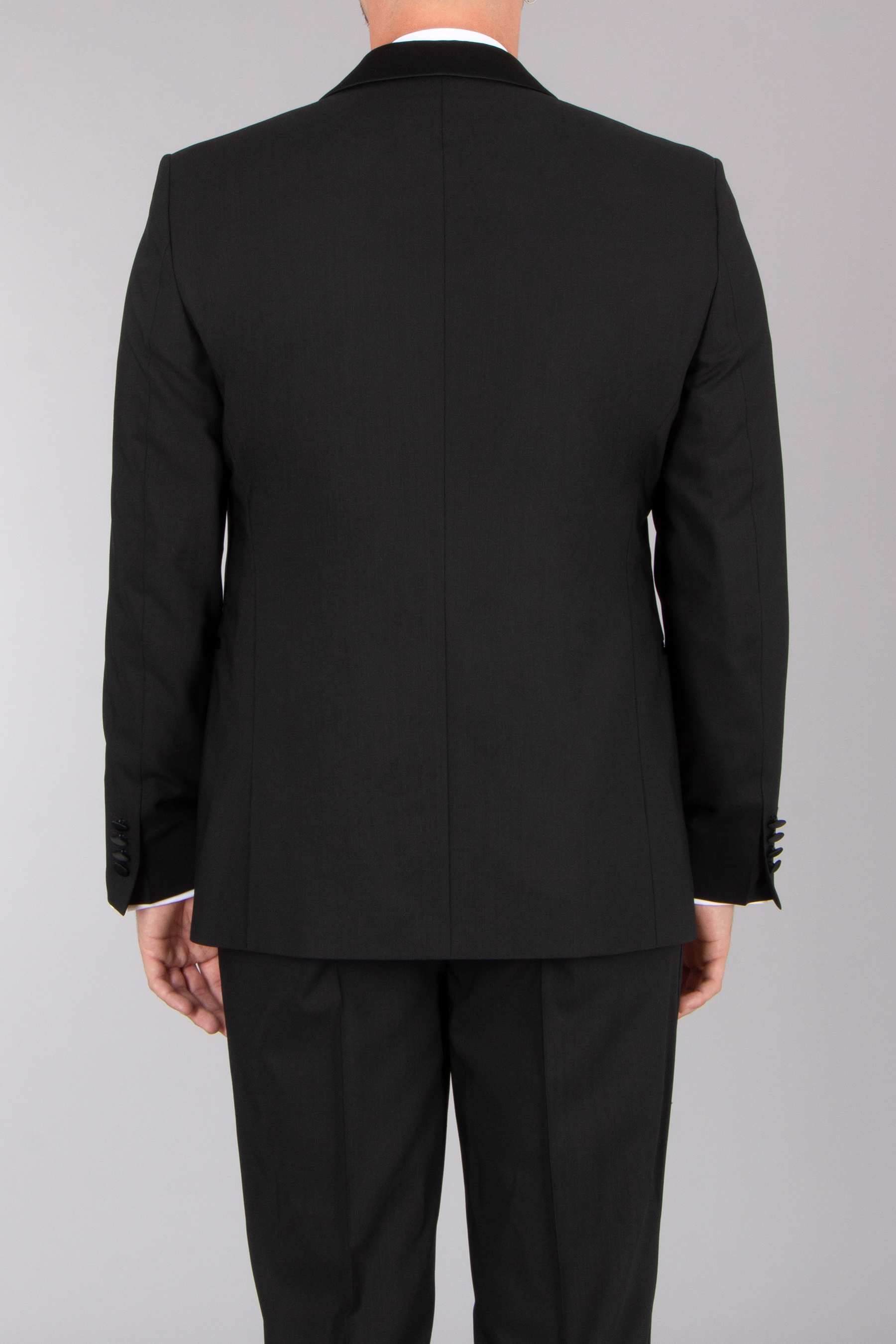 DRESSLER Shaped Fit High Twist Virgin Wool Tuxedo Jacket Evan Bekleidung, Formelle Kleidung, Anzug, Smoking, Mantel
