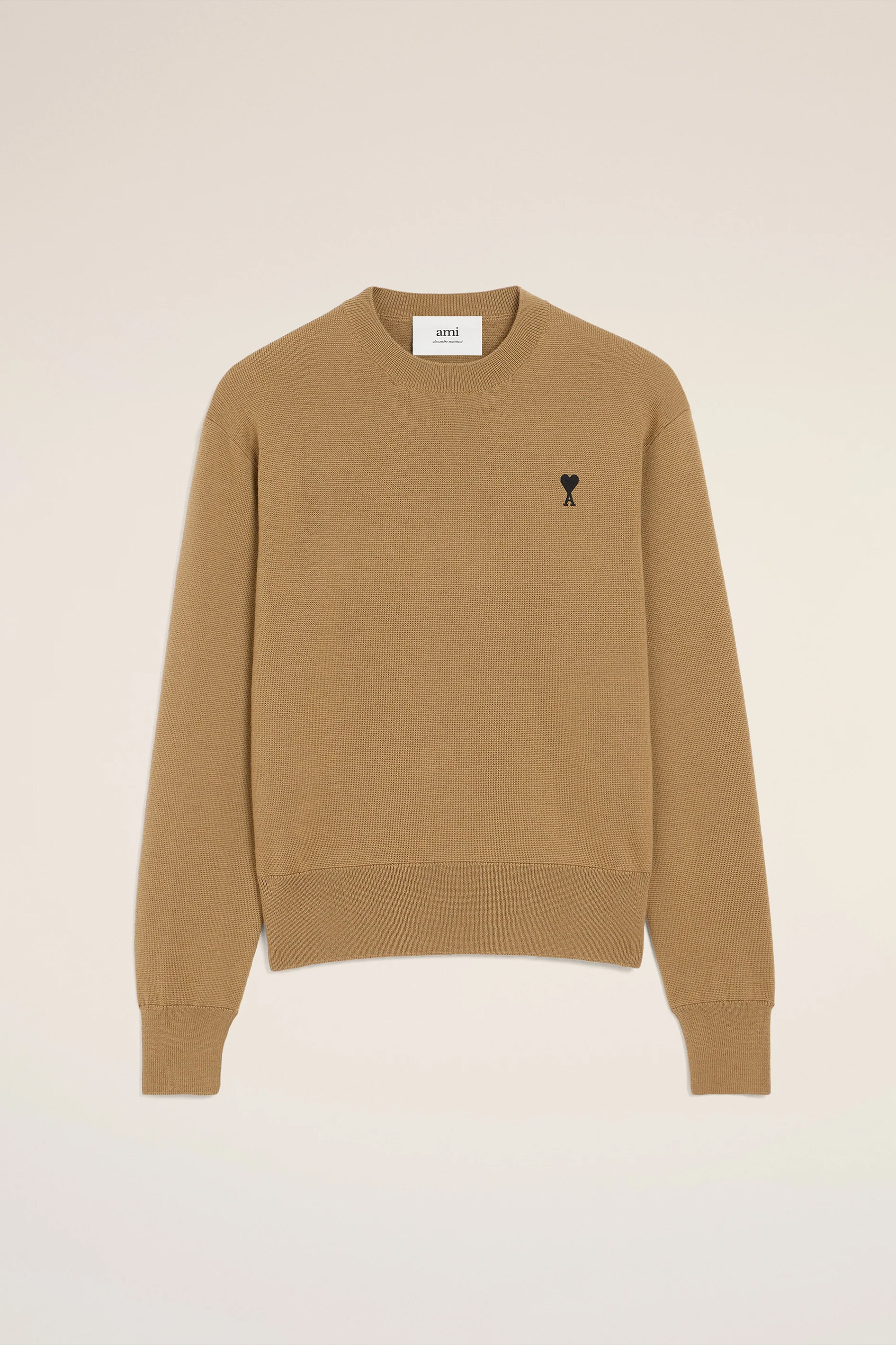 AMI PARIS Regular Fit Ami de Coeur Extra Fine Wool Sweater Bekleidung, Strickwaren, Pullover, Sweatshirt
