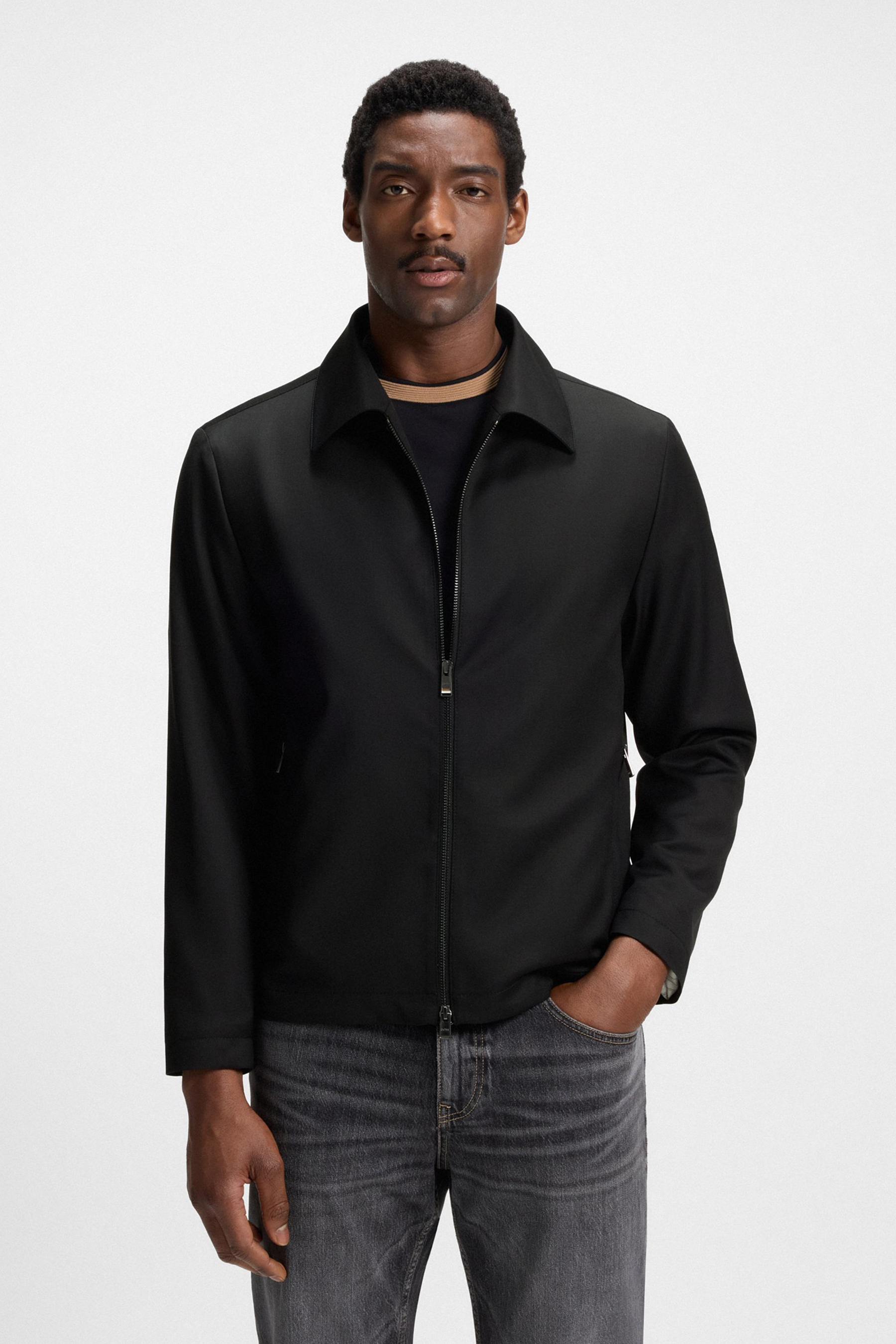 Hemd, Langarm, Mantel, Jacke, Person