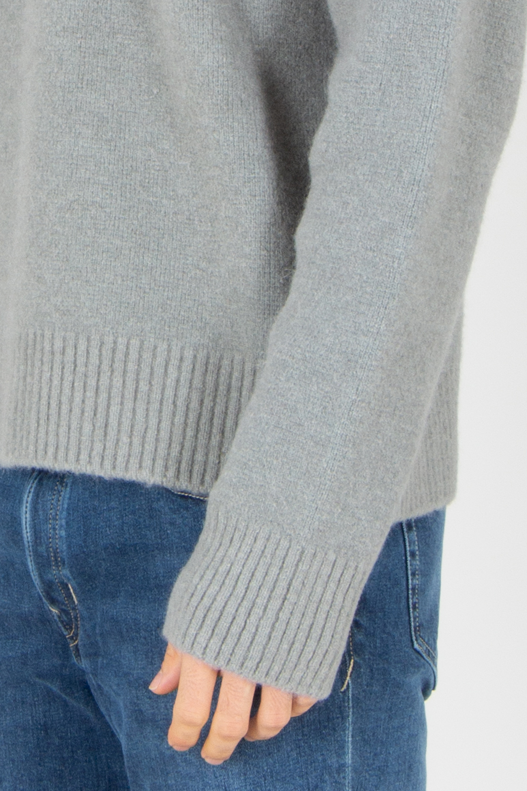 Bekleidung, Strickwaren, Pullover, Jeanshose, Langarm