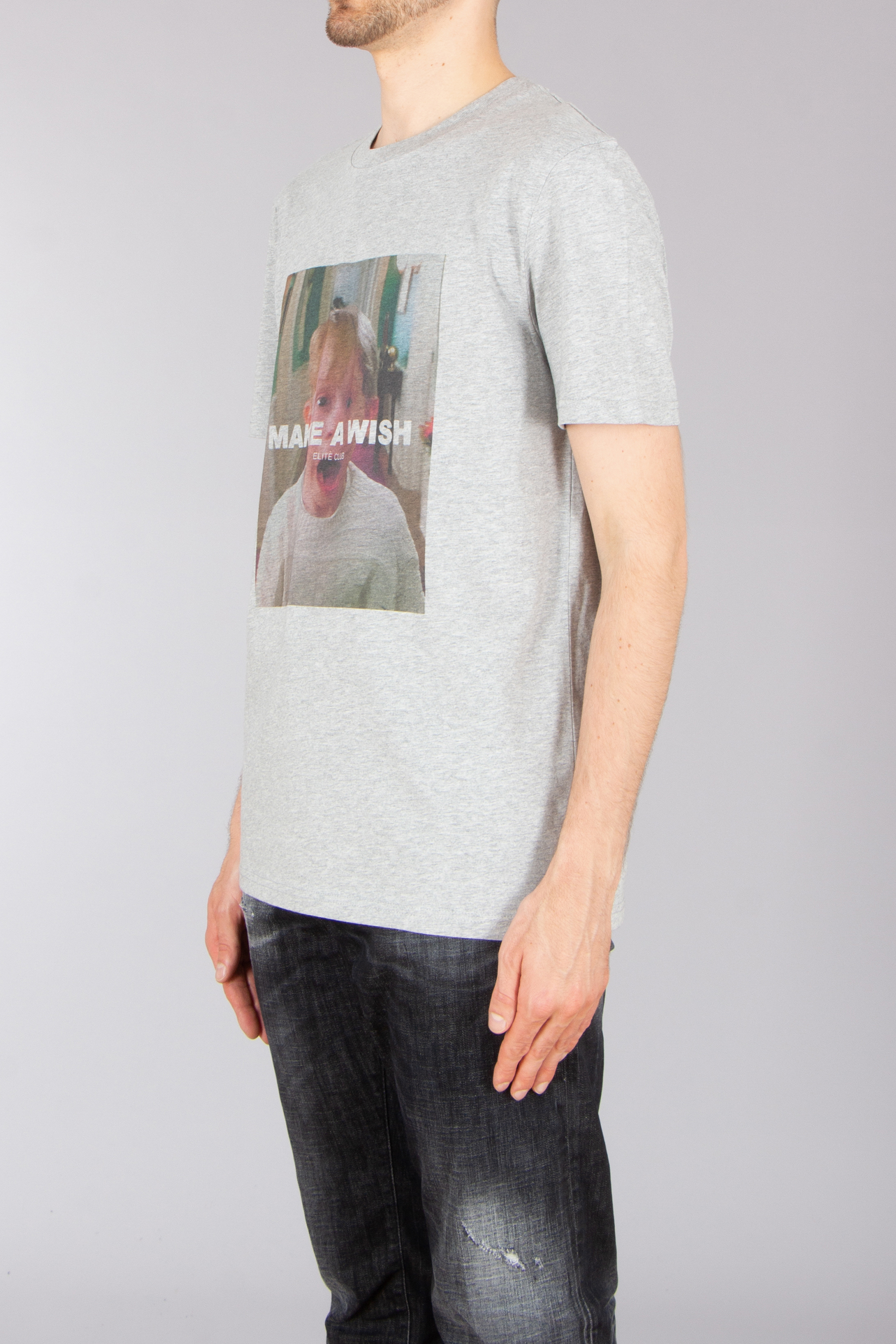 ELITÈ Regular Fit Wish Print Cotton Jersey T-Shirt T-shirt, Jeanshose, Hosen, Leinen, Person