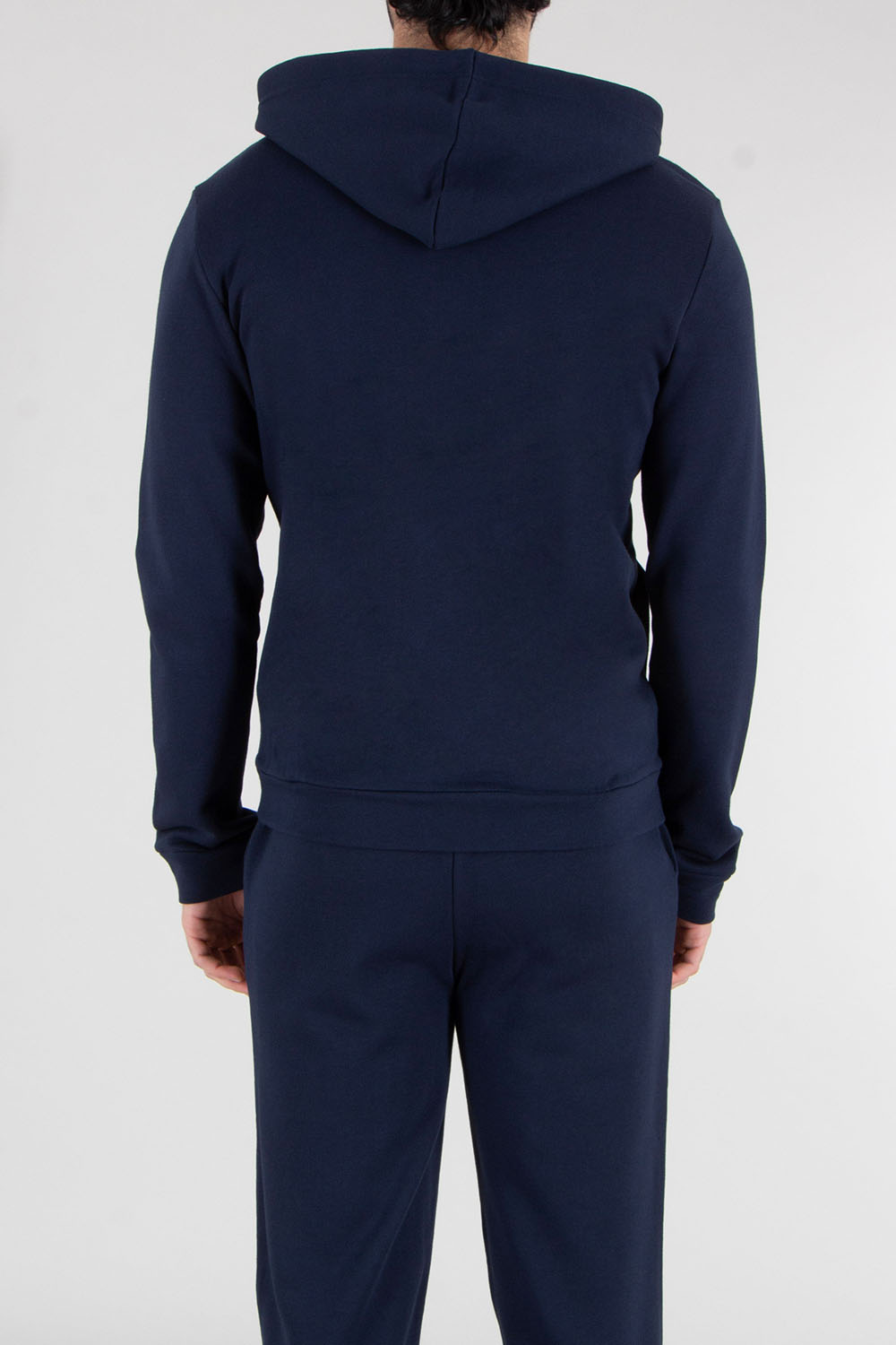 EMPORIO ARMANI Regular Fit Cotton-Modal French Terry Loungewear Zip-Up Hoodie