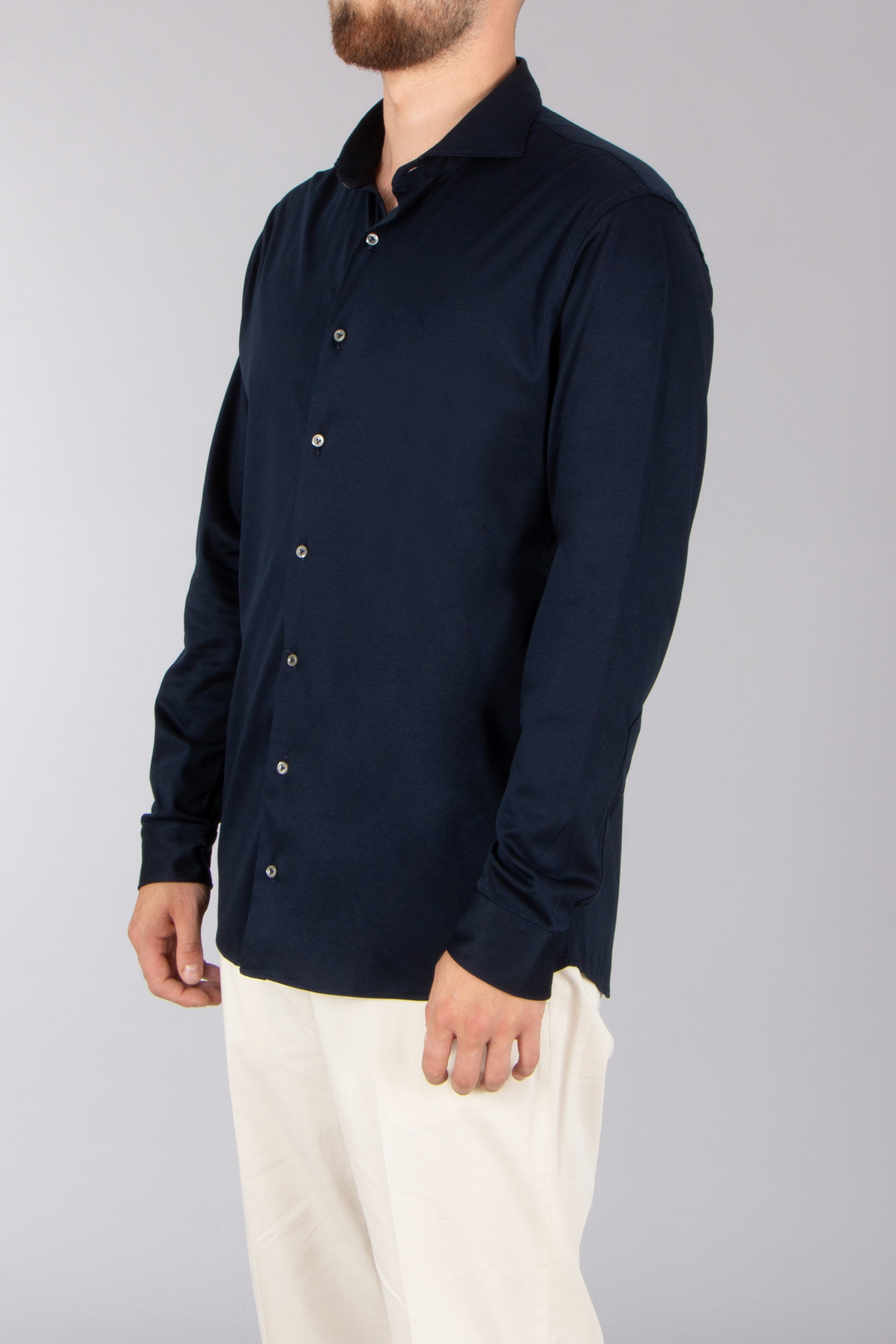VAN LAACK Tailor Fit Swiss Cotton Jersey Shirt Per-L Hemd, Langarm, Ärmel, Kleid, Hemd, Mantel