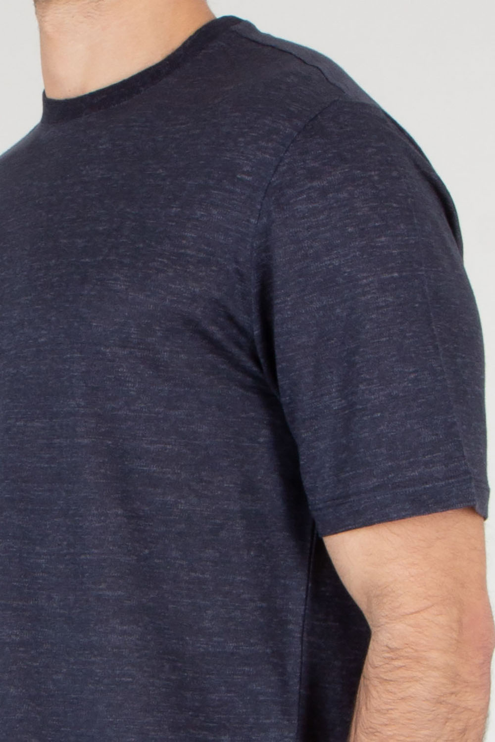 AGNONA Regular Fit Embroidered Linen Jersey T-Shirt