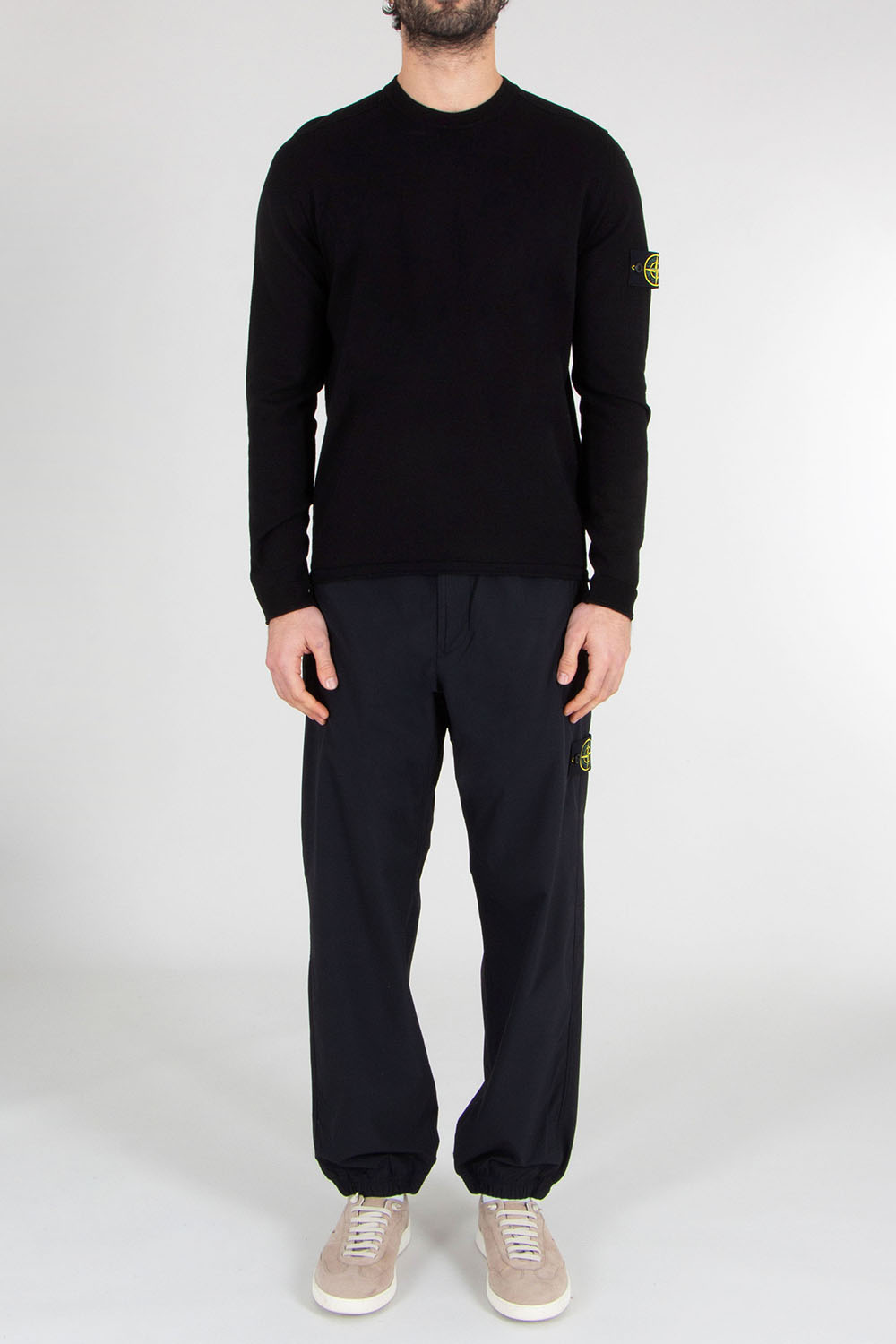 STONE ISLAND Loose Fit Stretch Nylon Tech Fleece Pants