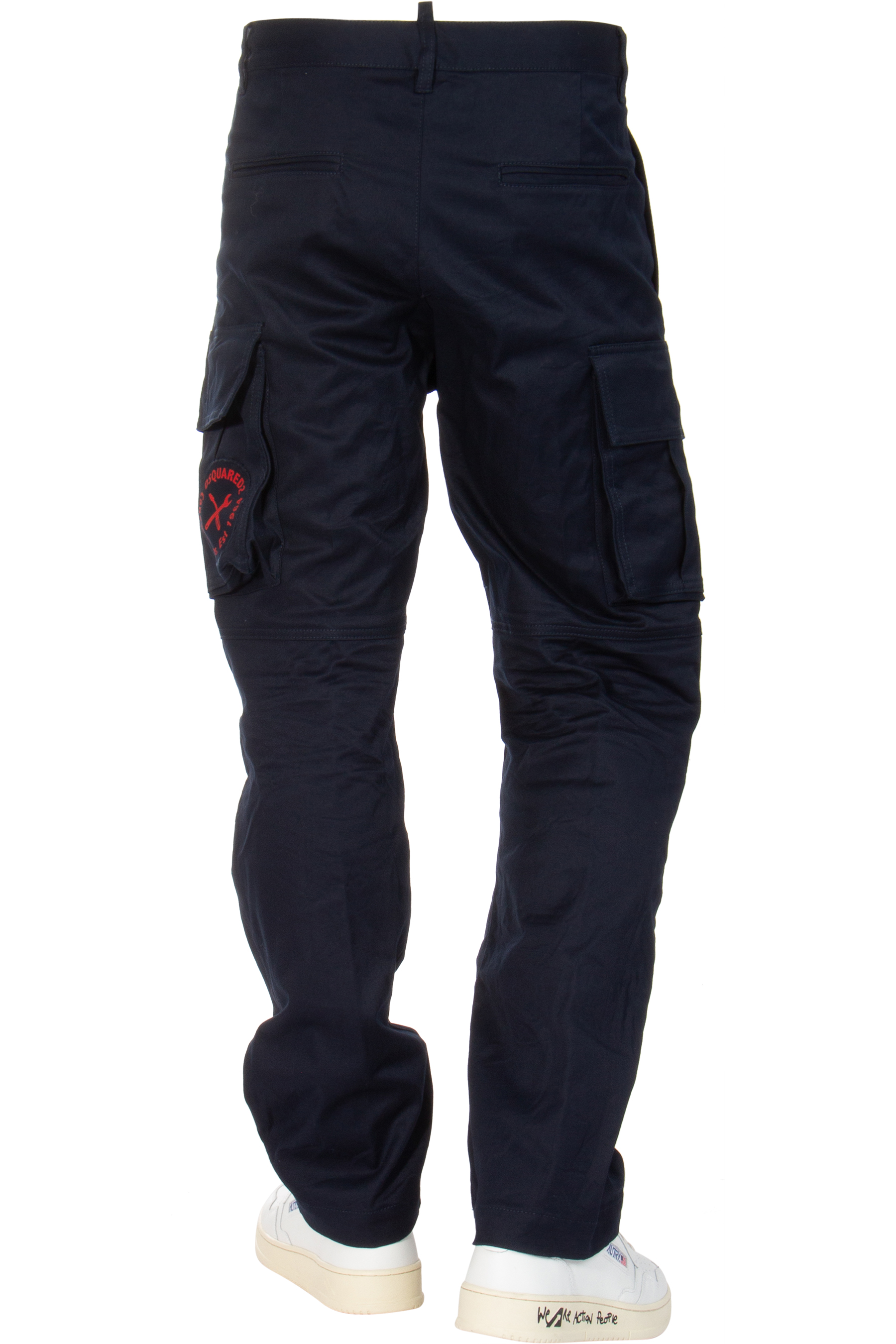 DSQUARED2 Regular Cotton Stretch Sport Cargo Pants