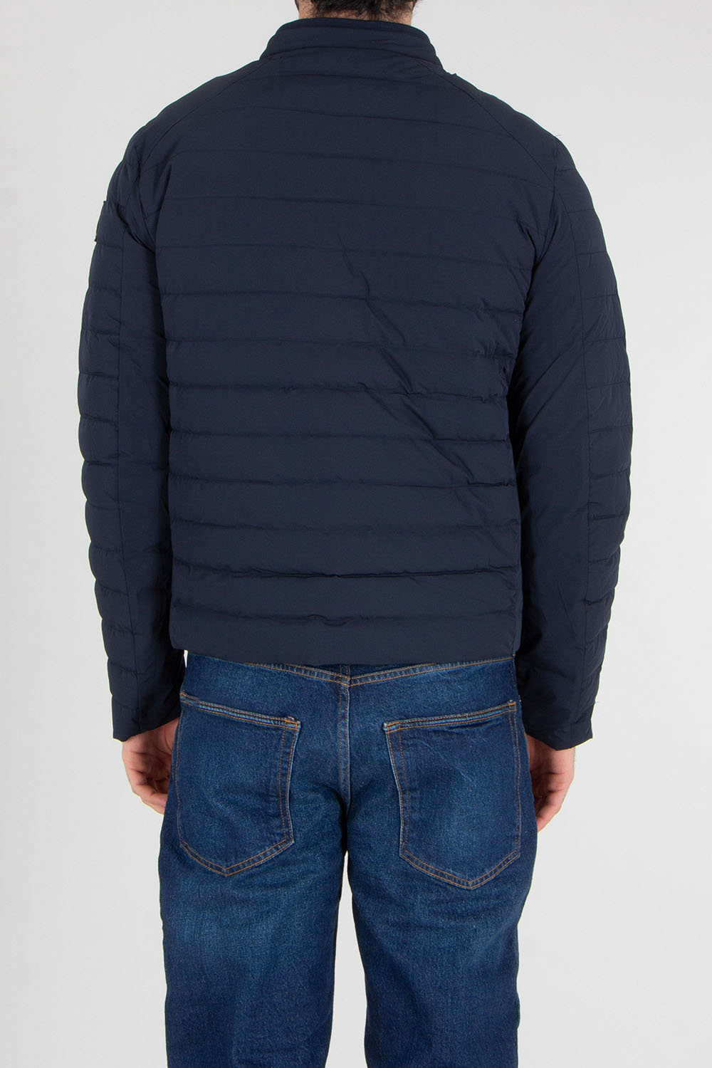 BELSTAFF Regular Fit Recycled Nylon Stretch Down Jacket Chassis