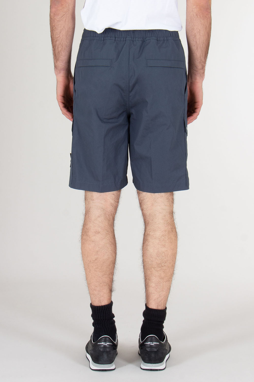 STONE ISLAND Regular Fit Cotton Cargo Shorts Ghost