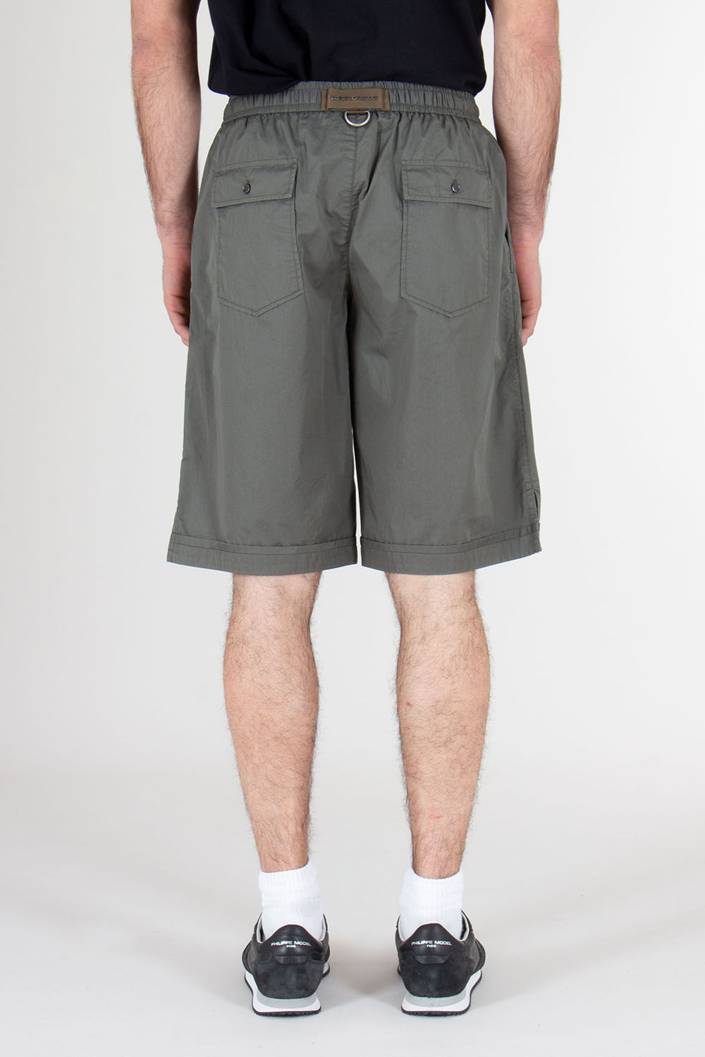 DOLCE & GABBANA Regular Fit Cotton Bermuda Shorts 