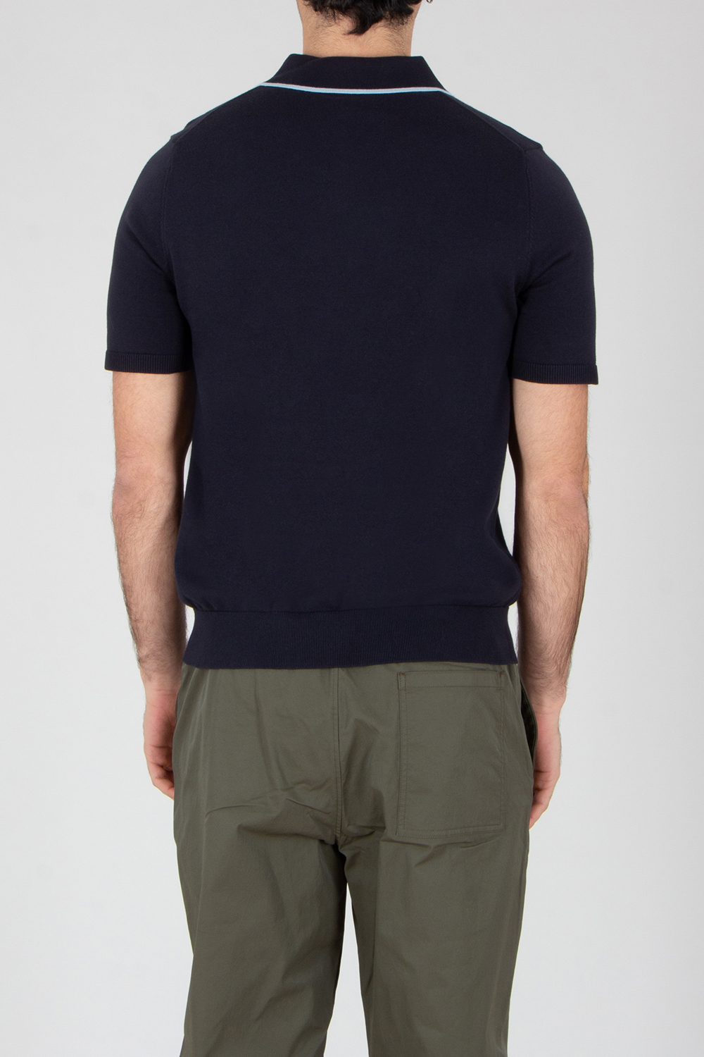 PAUL SMITH Regular Fit Organic Cotton Short-Sleeve Knit Polo