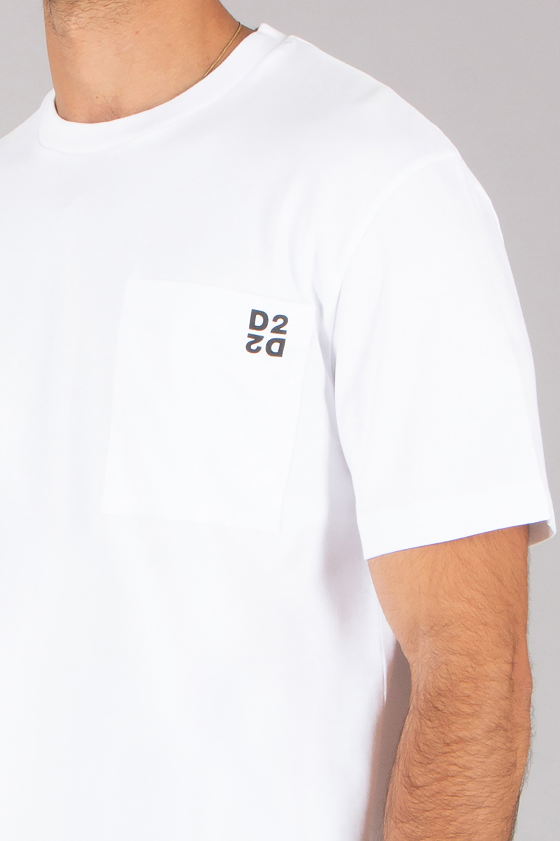 DSQUARED2 Twin Pack Regular Fit Chest Pocket Cotton Jersey T-Shirt T-shirt, Erwachsener, Männlich, Mann, Person