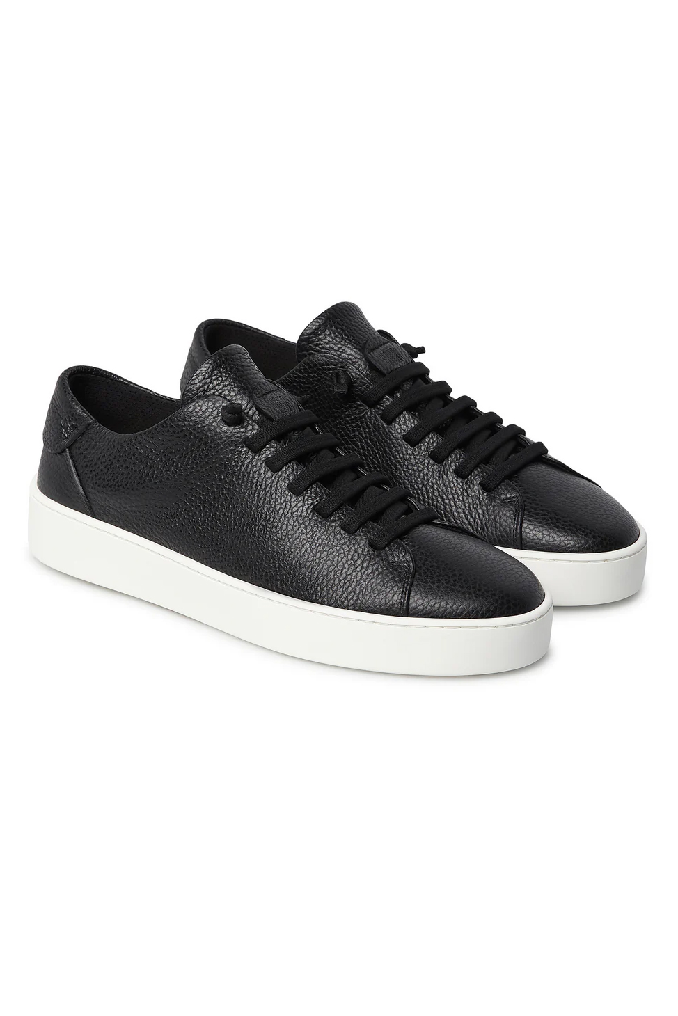 FABIANO RICCI Grain Leather Sneakers Pure