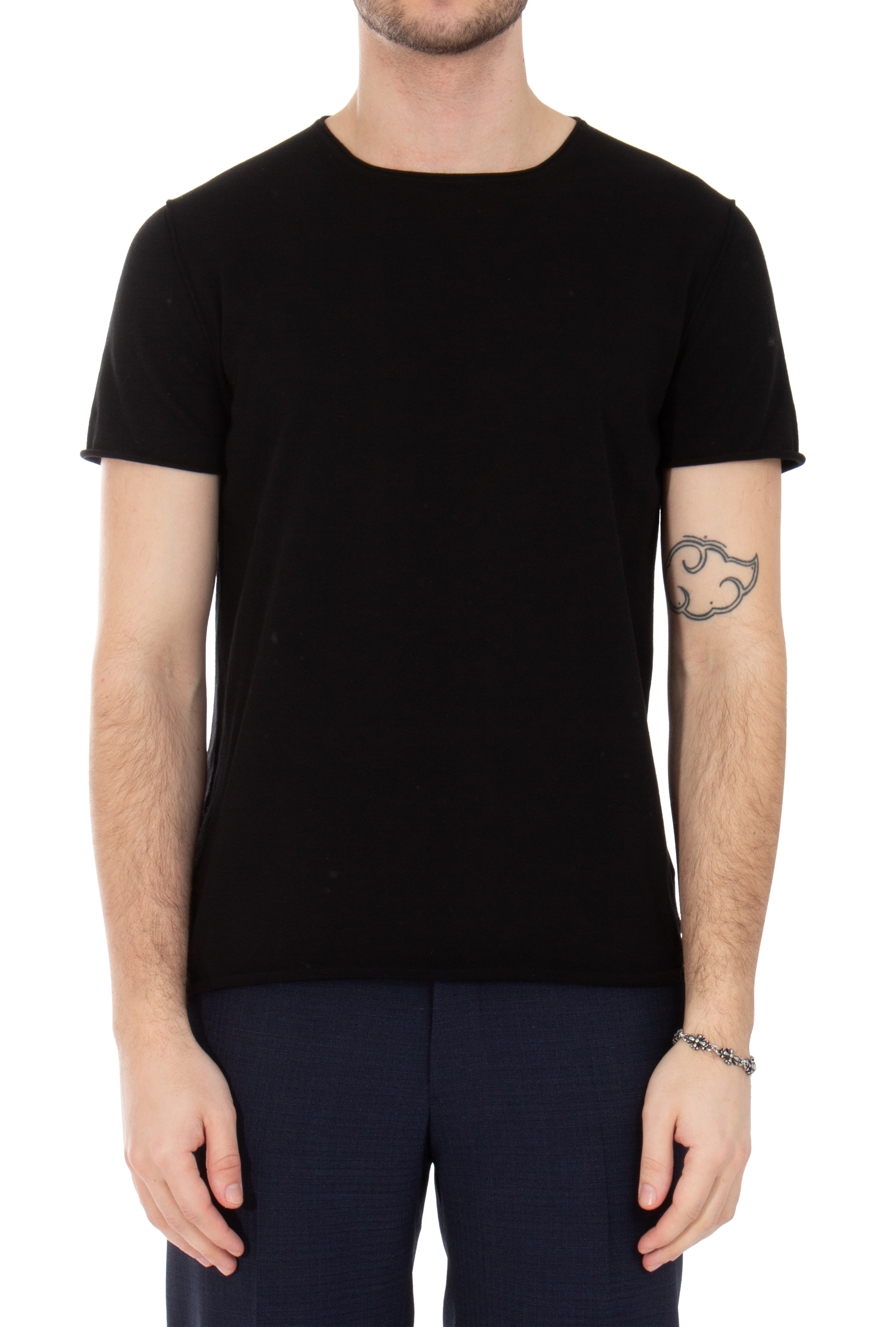 AIDA BARNI Knitted Cotton T-Shirt