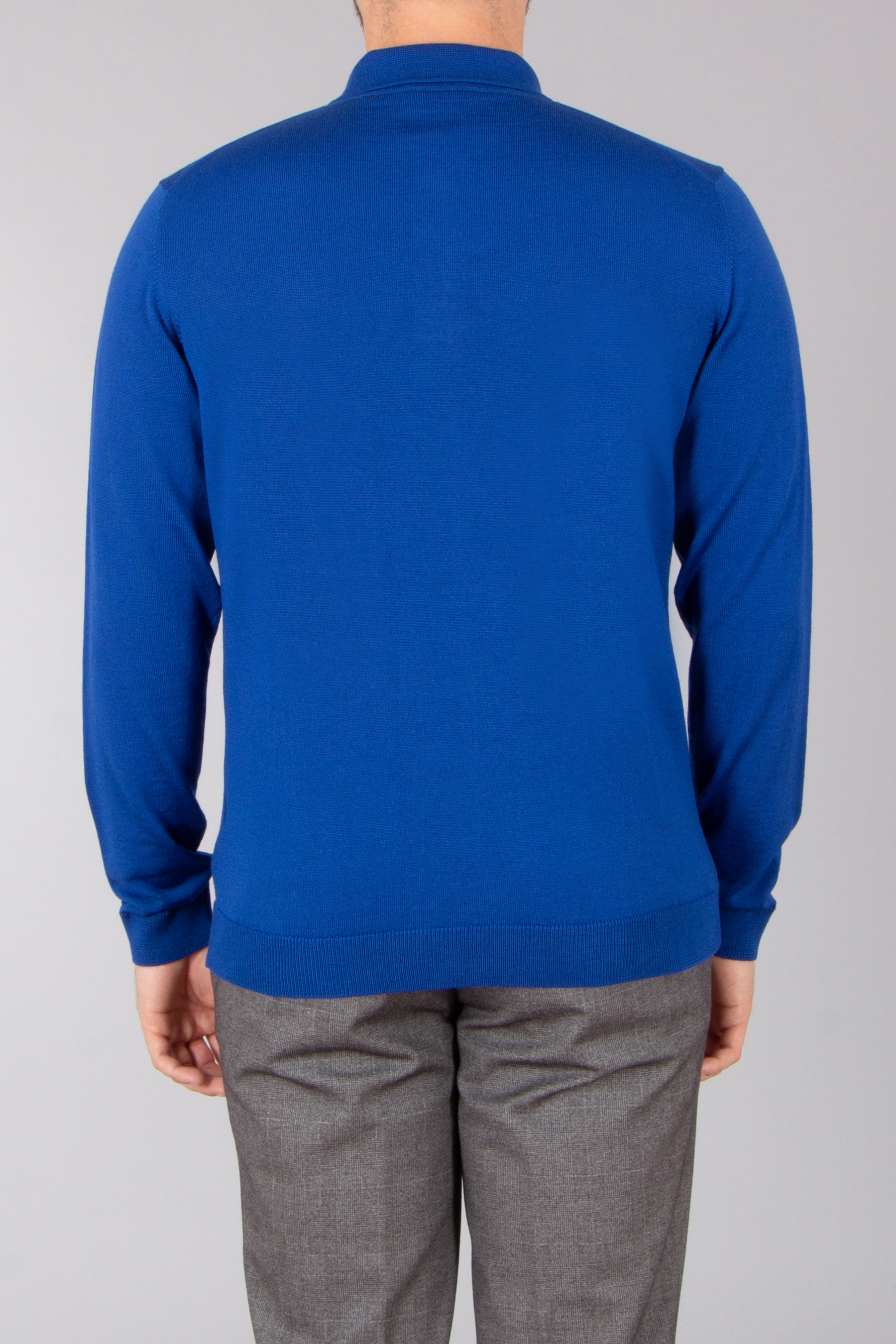 ROBERTO COLLINA Regular Fit Extra-Fine Wool Knit Polo Bekleidung, Langarm, Ärmel, Strickwaren, Pullover