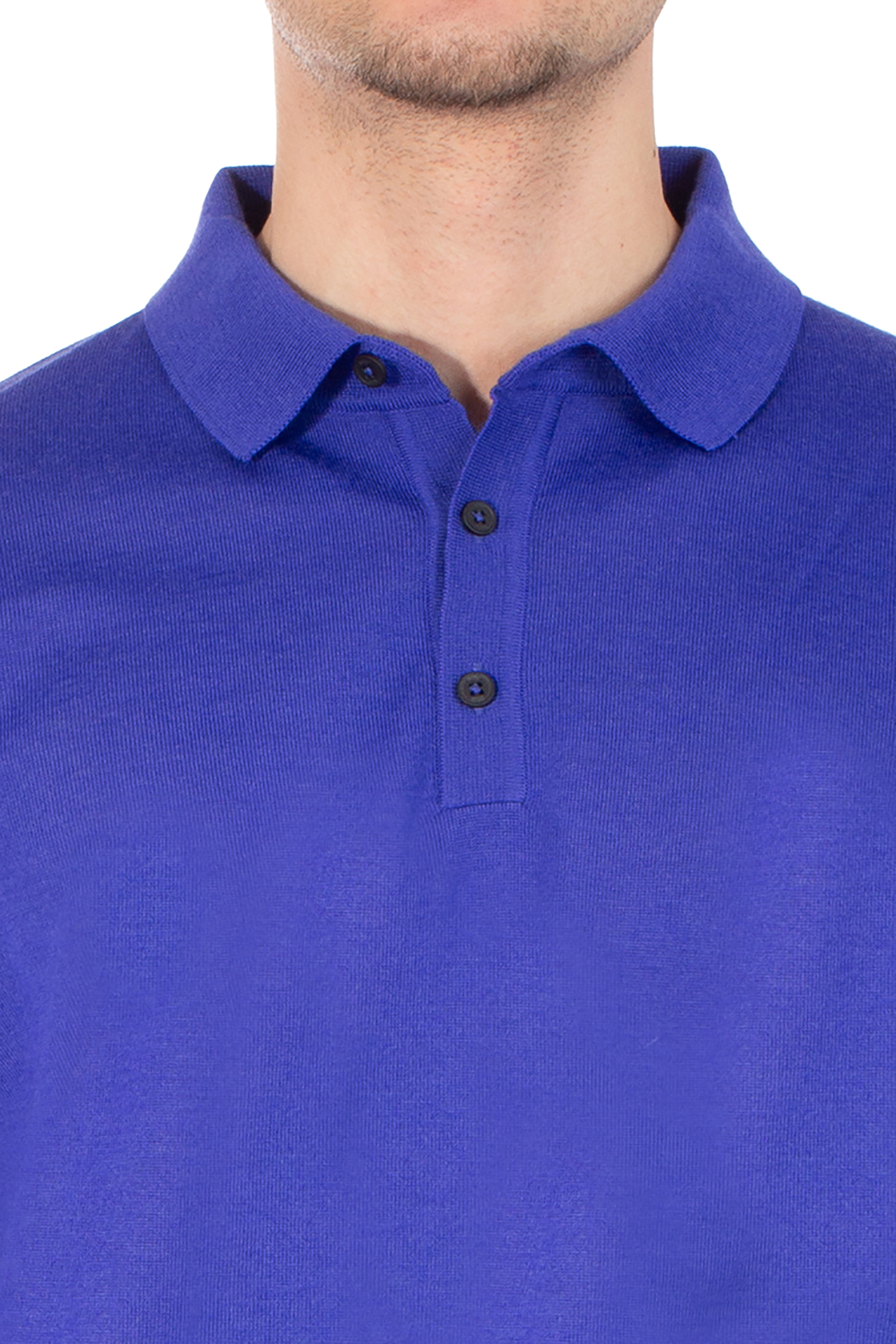 BOSS Virgin Wool Knit Polo Lancione