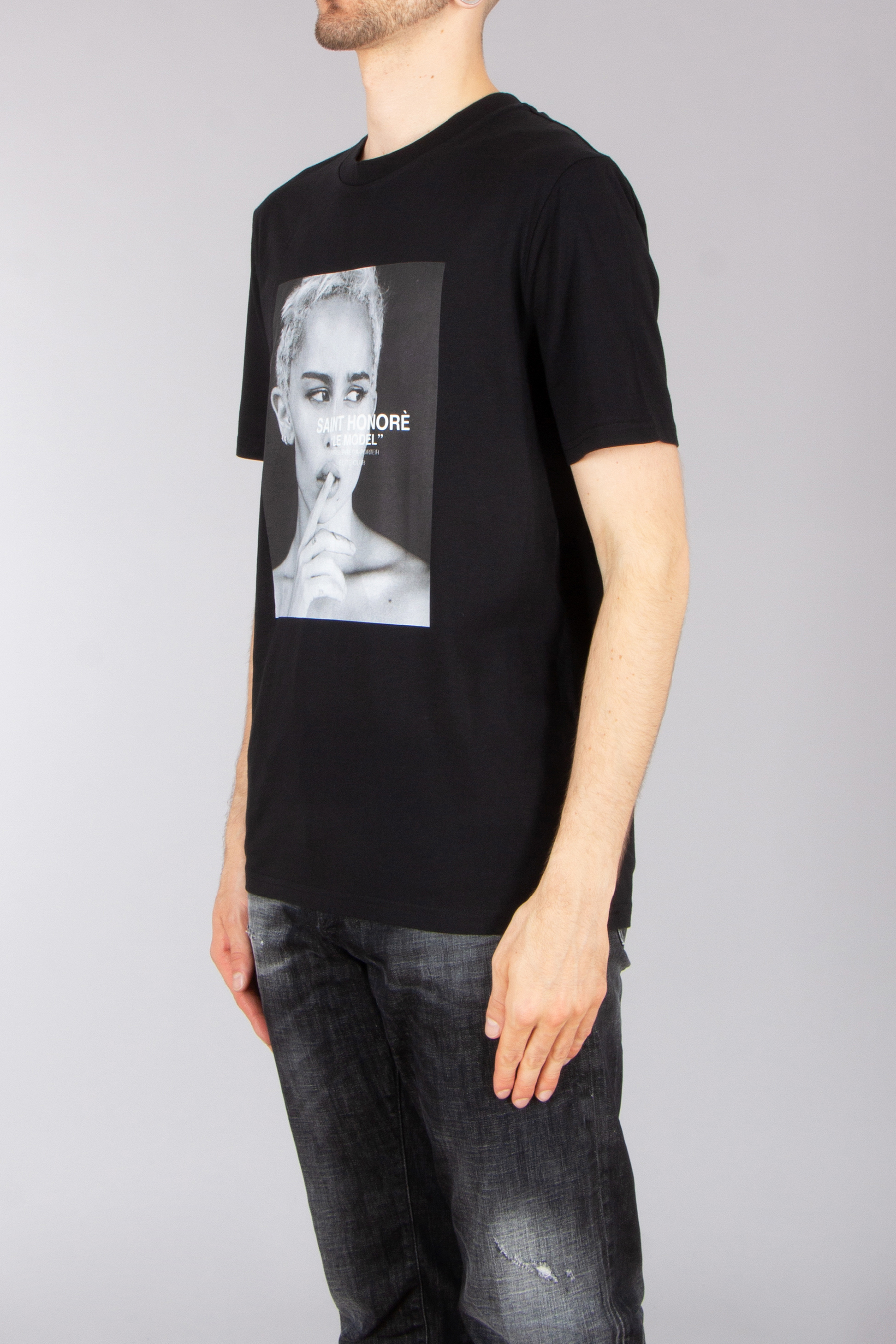 ELITÈ Regular Fit Zoe Print Cotton Jersey T-Shirt T-shirt, Jeanshose, Hemd, Person, Mann