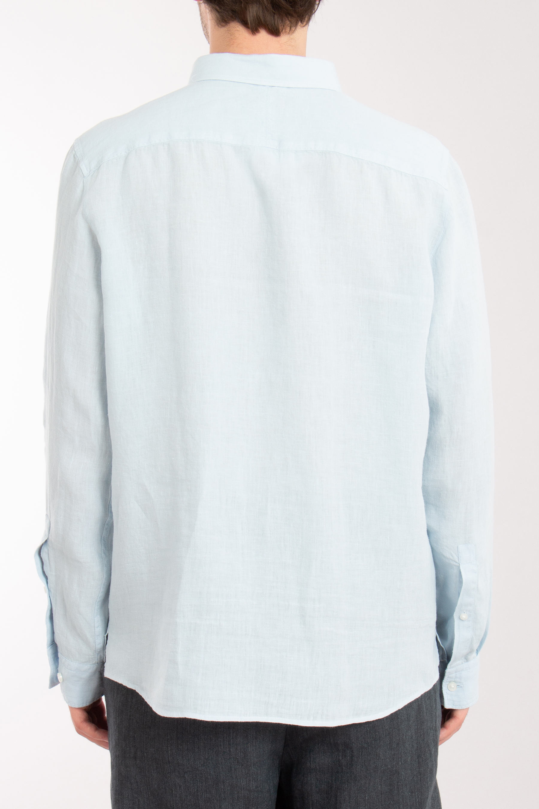 HUGO Straight Fit Linen Shirt Ermann