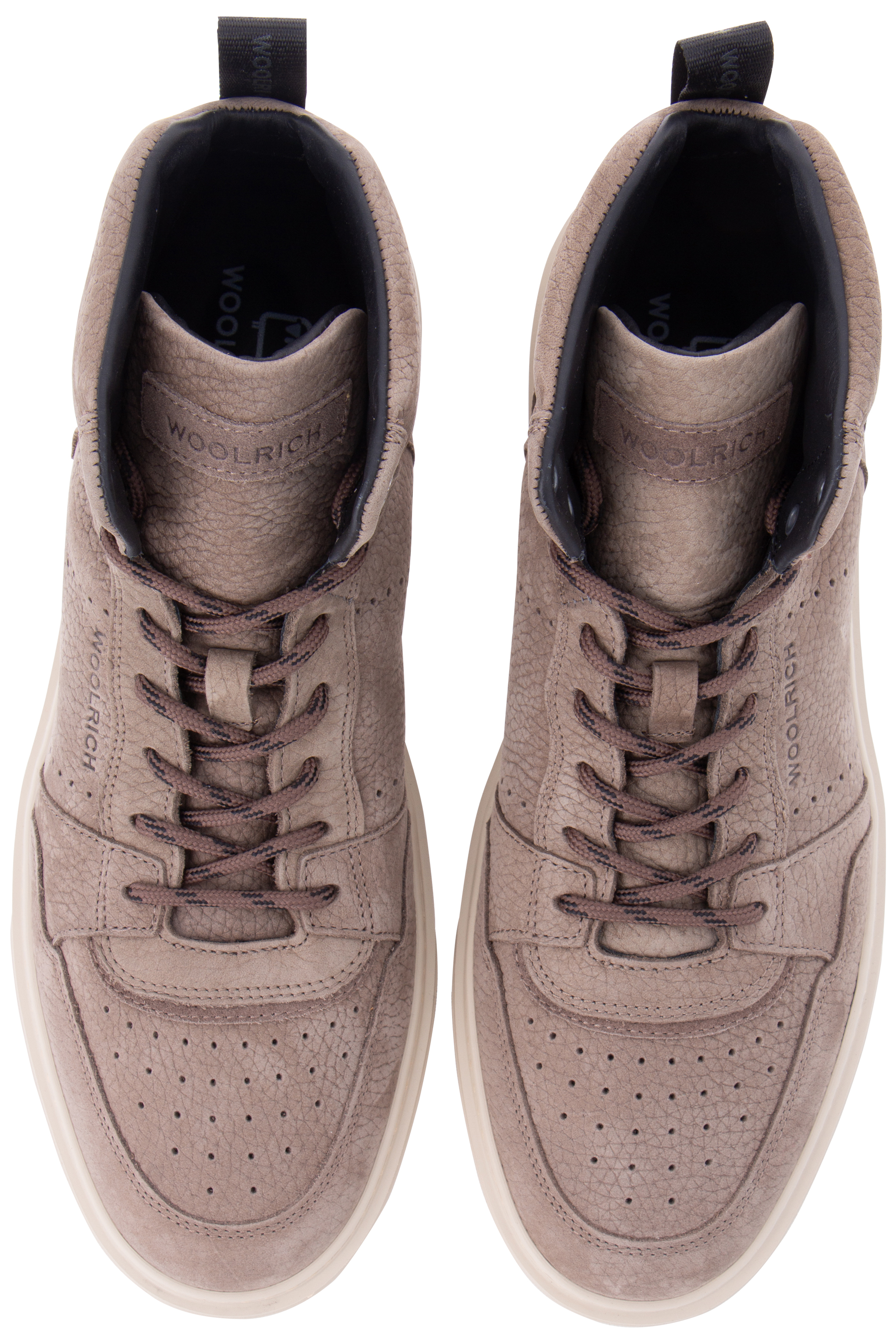 WOOLRICH Mid Leather Sneakers Classic Tennis WOOLRICH Mid Leather Sneakers Classic Tennis