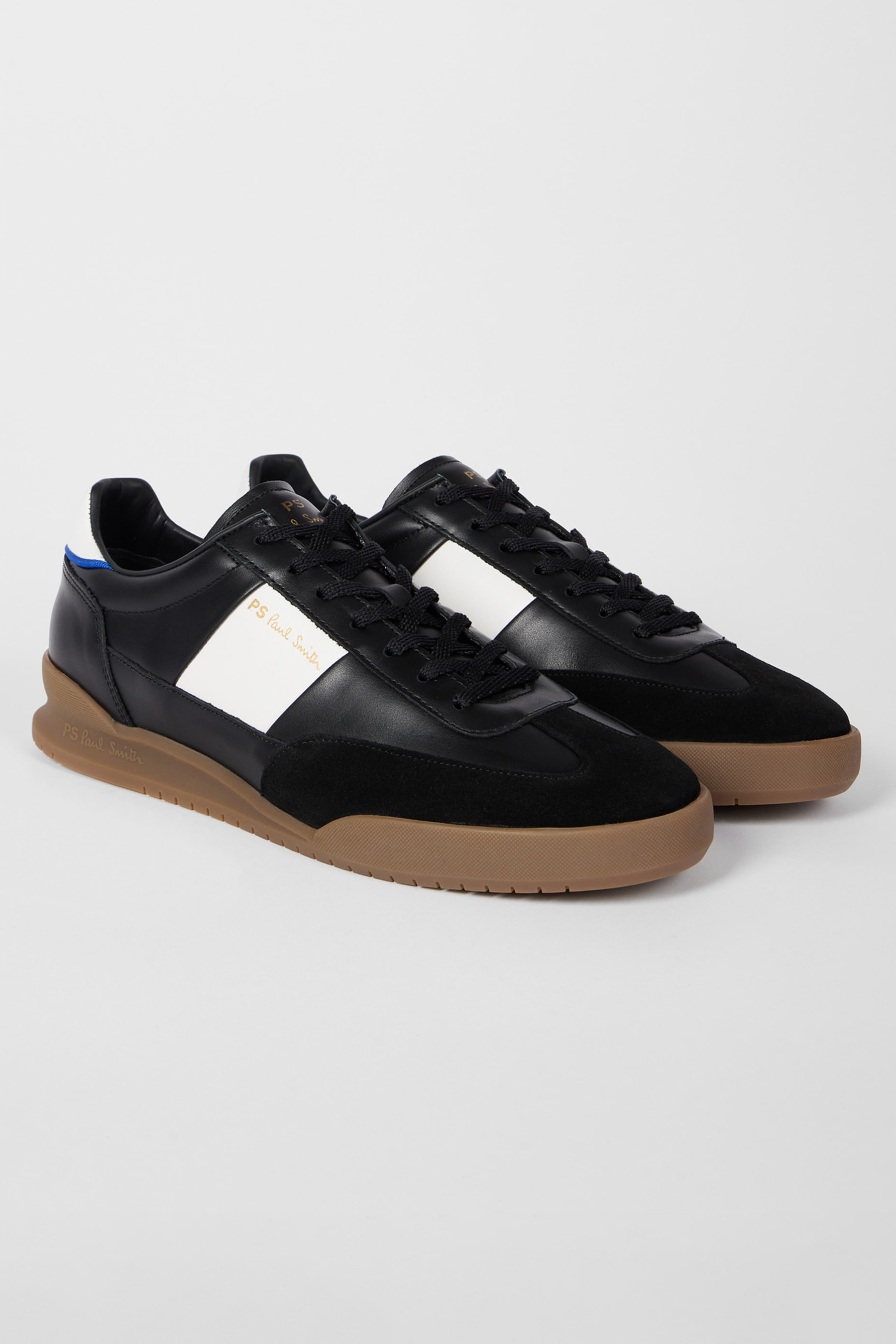 PAUL SMITH Leather & Suede Sneakers Dover Bekleidung, Schuhwerk, Schuh, Sneaker, Wildleder