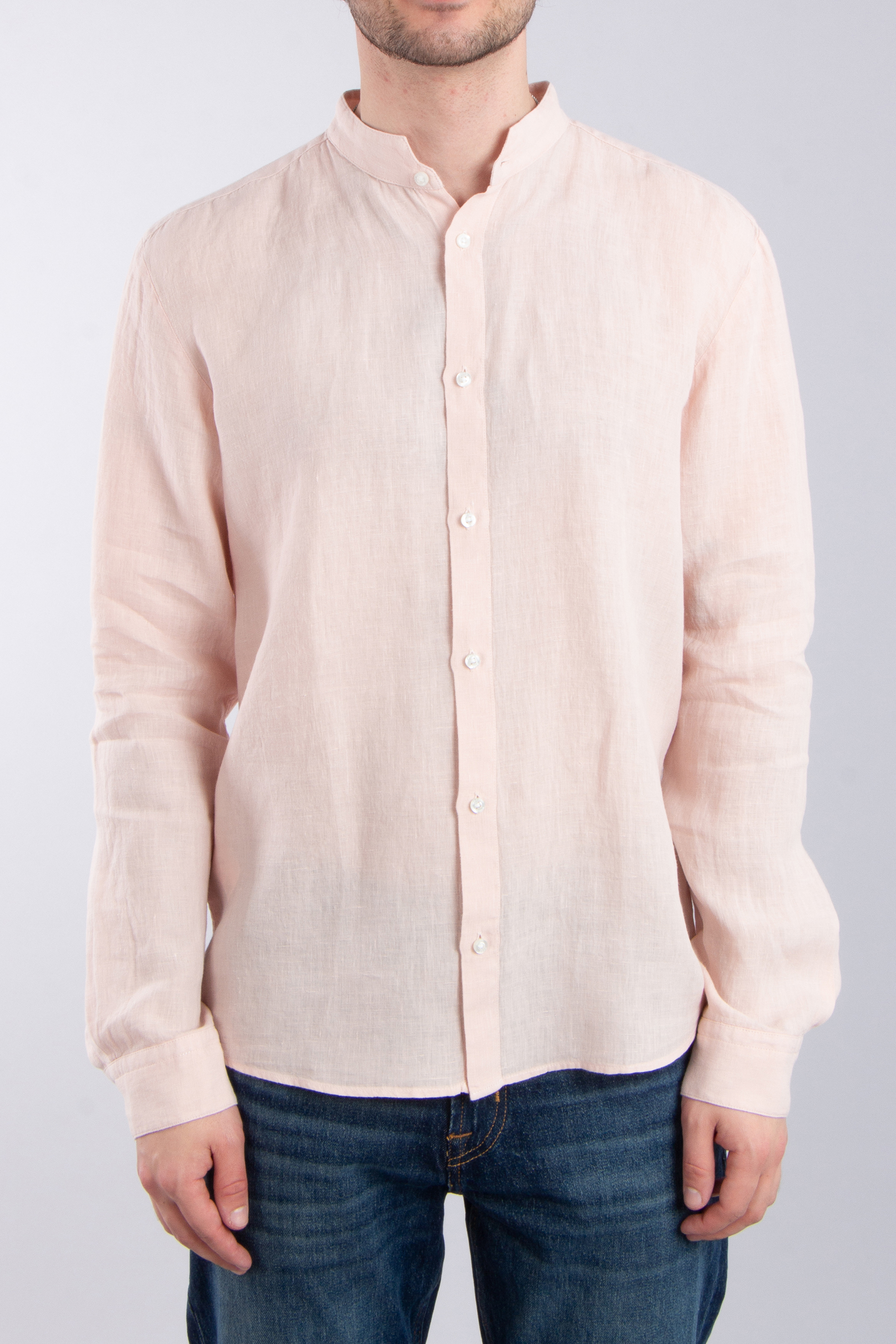 HUGO Slim Fit Linen Shirt Elvory 