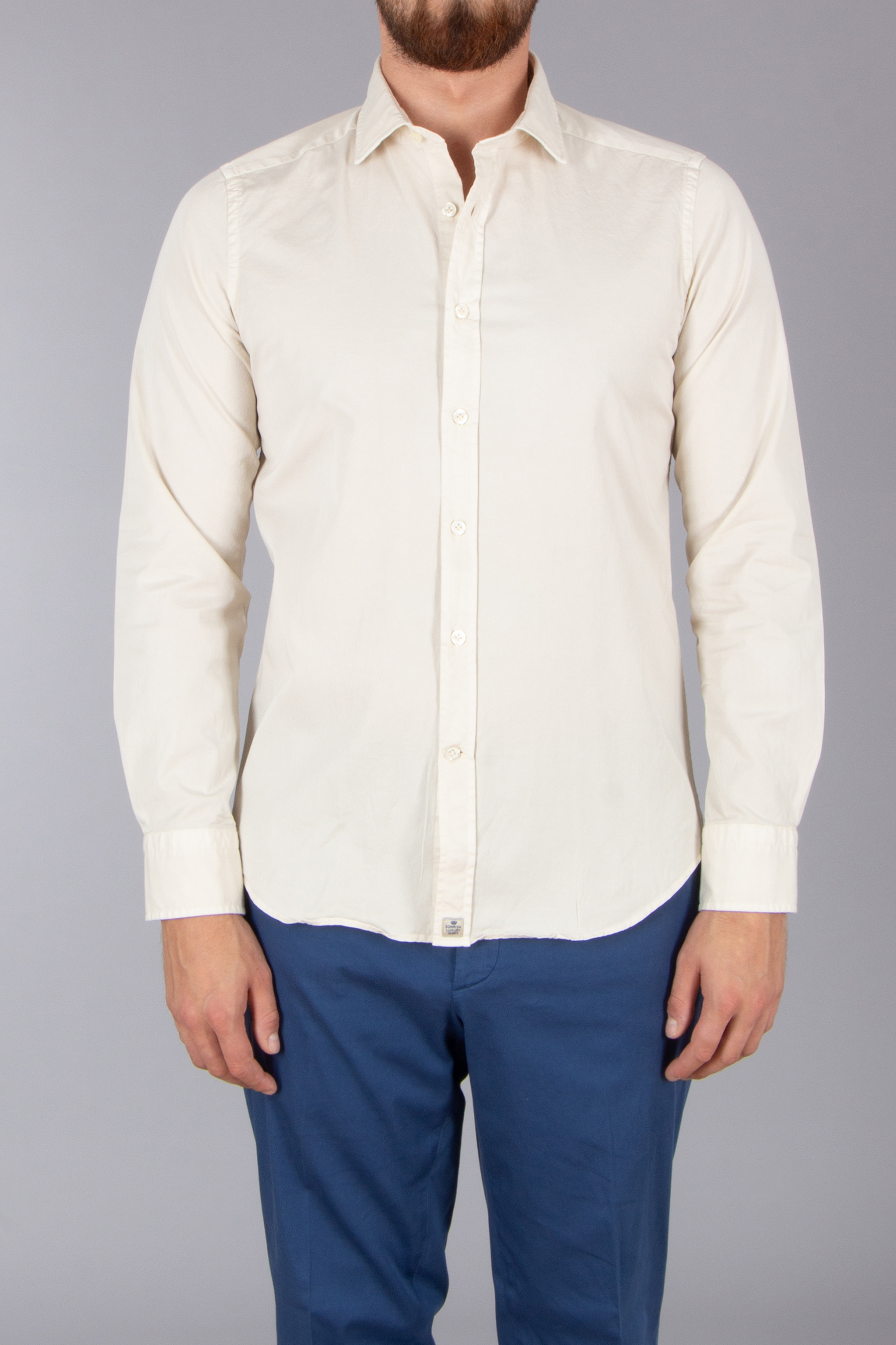 SONRISA Regular Fit Stretch Cotton Shirt