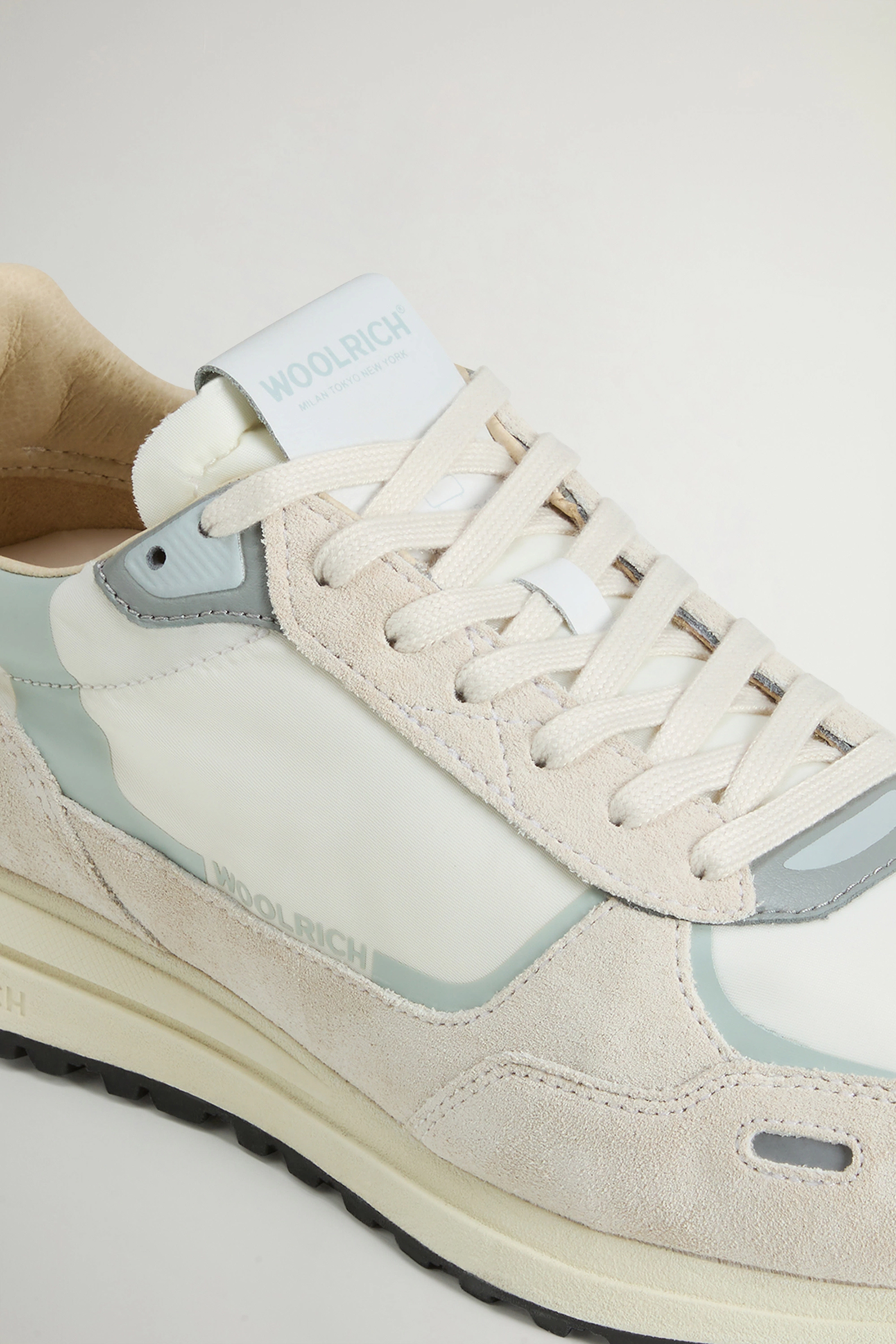 WOOLRICH Nylon Leather & Suede Sneakers Retro WOOLRICH Nylon Leather & Suede Sneakers Retro