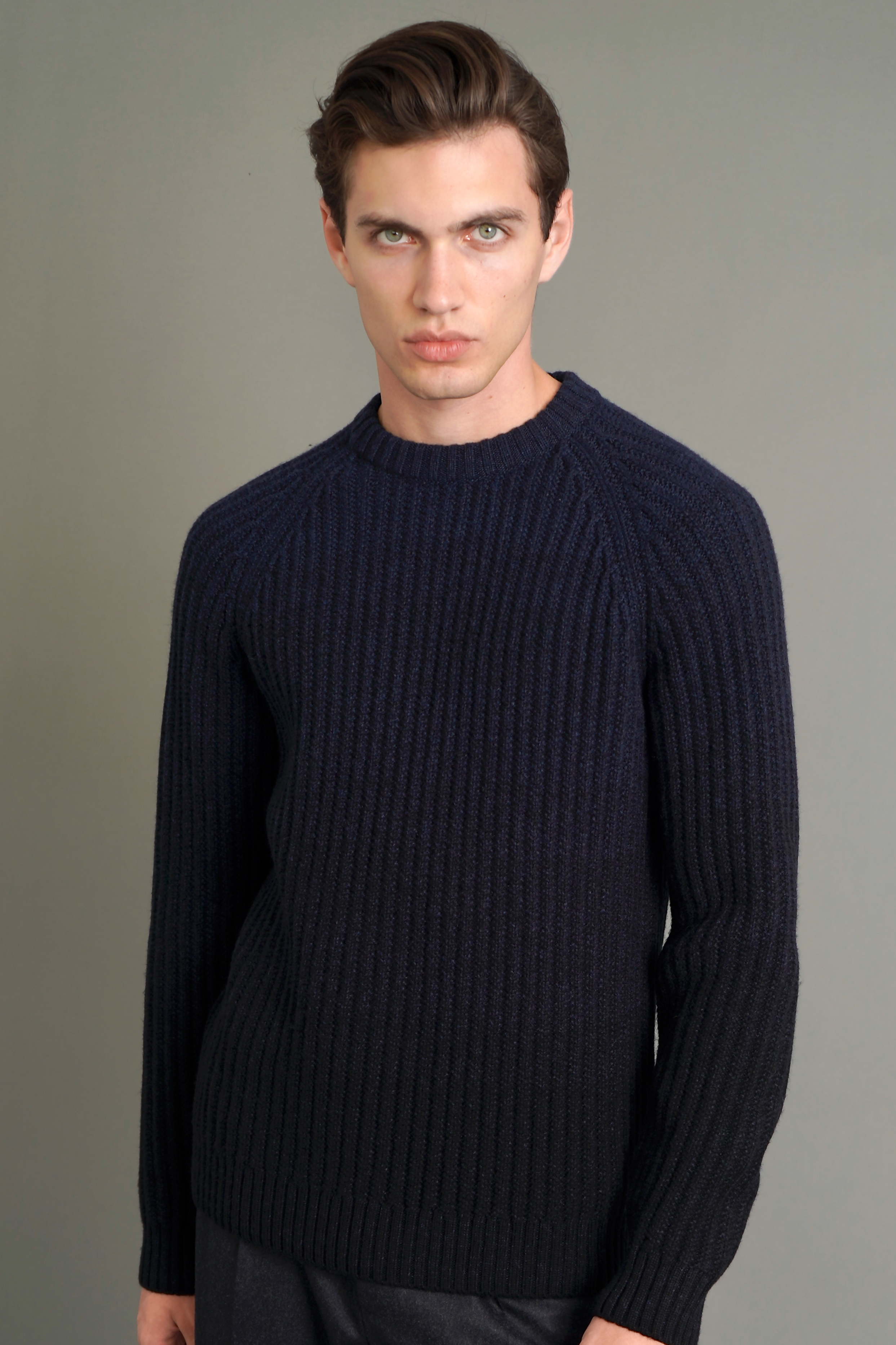 BRIONI Cashmere-Virgin Wool Knit Sweater